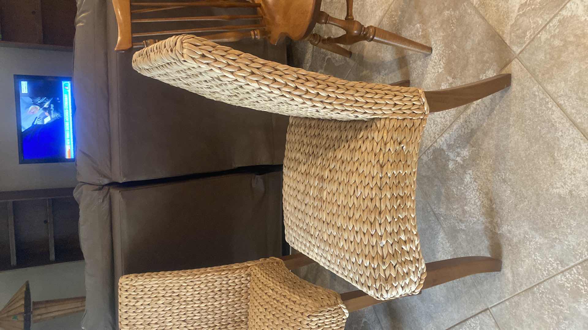 Photo 3 of 2 - SEAGRASS DINING CHAIRS  (TOTAL OF 4 CHAIRS AVAILABLE)