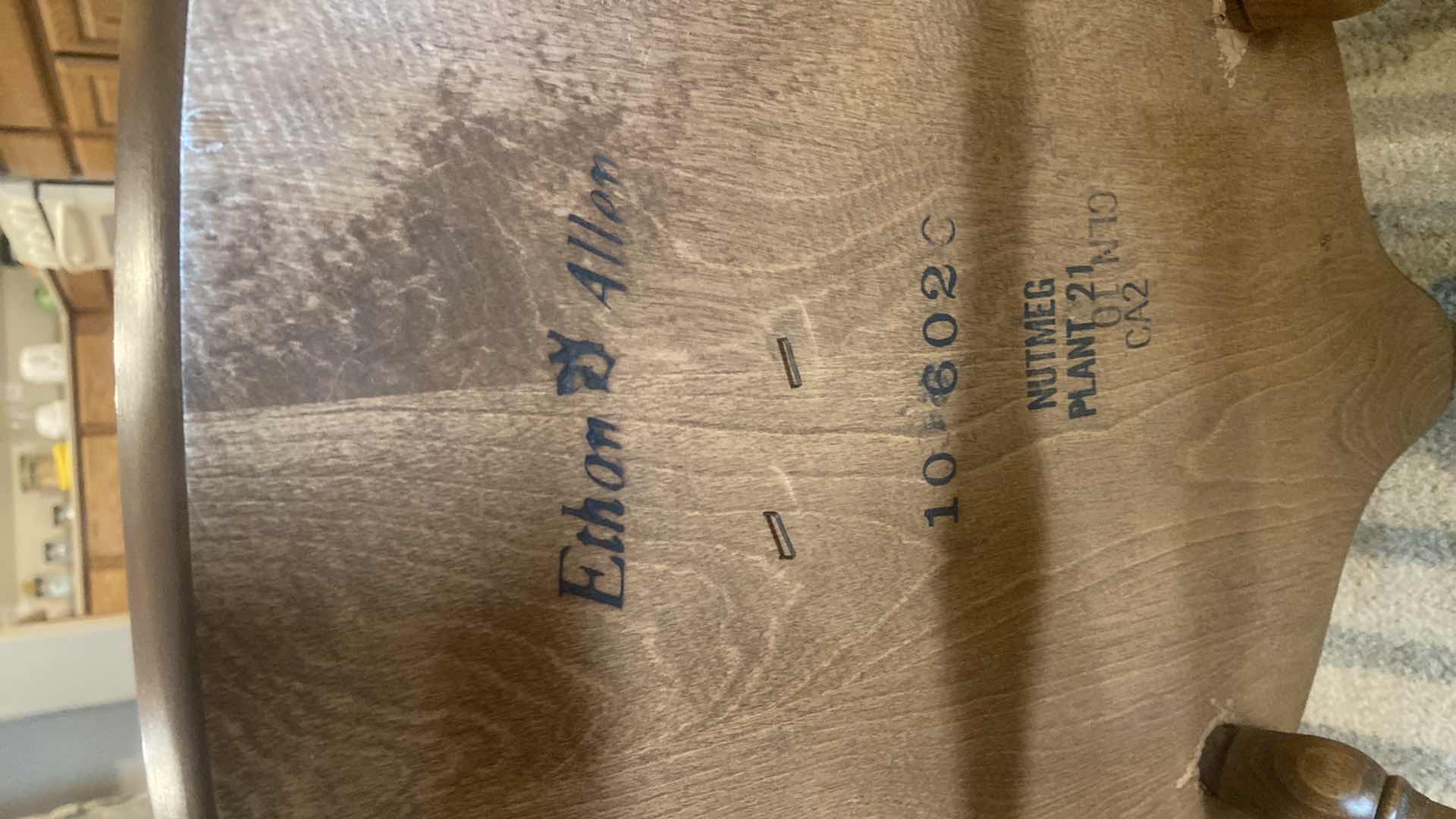 Photo 1 of ETHAN ALLEN BOWBACK WOOD CHAIR