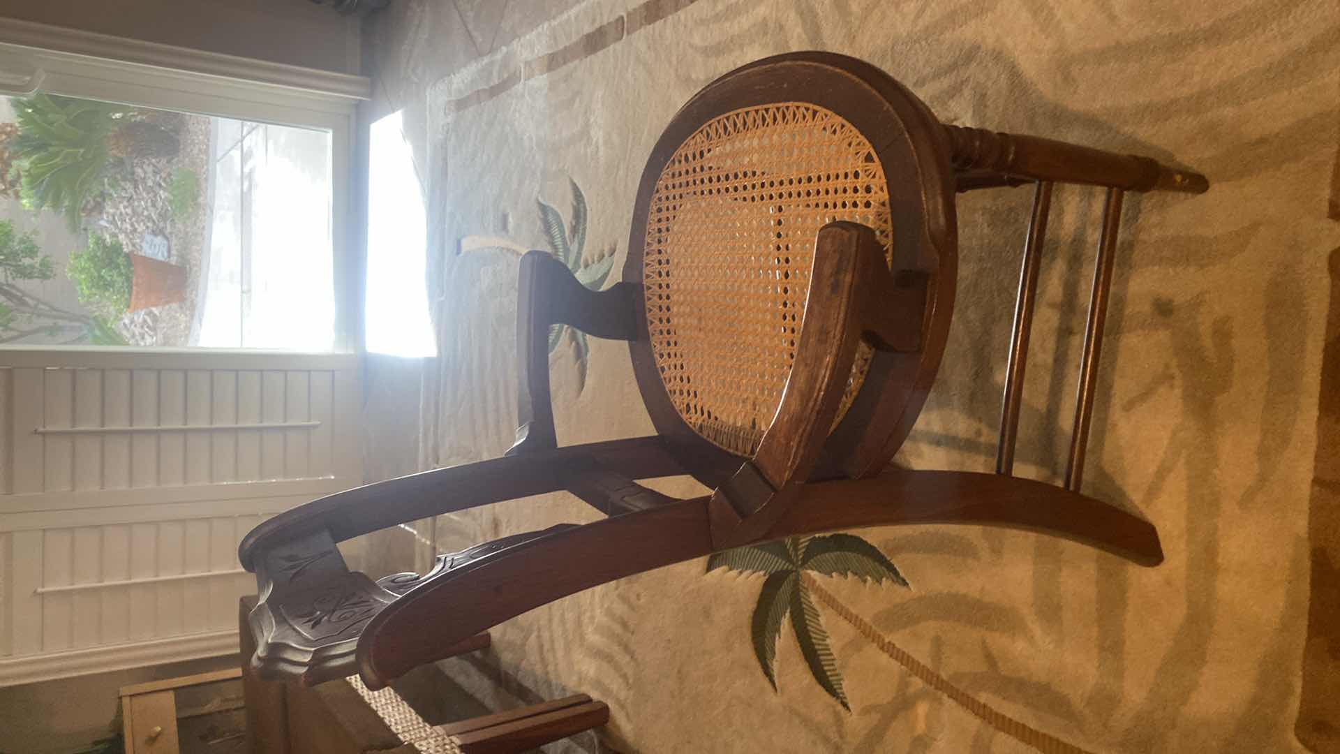 Photo 1 of $250 20th CENTURY VICTORIAN WOOD & CANE CHAIR