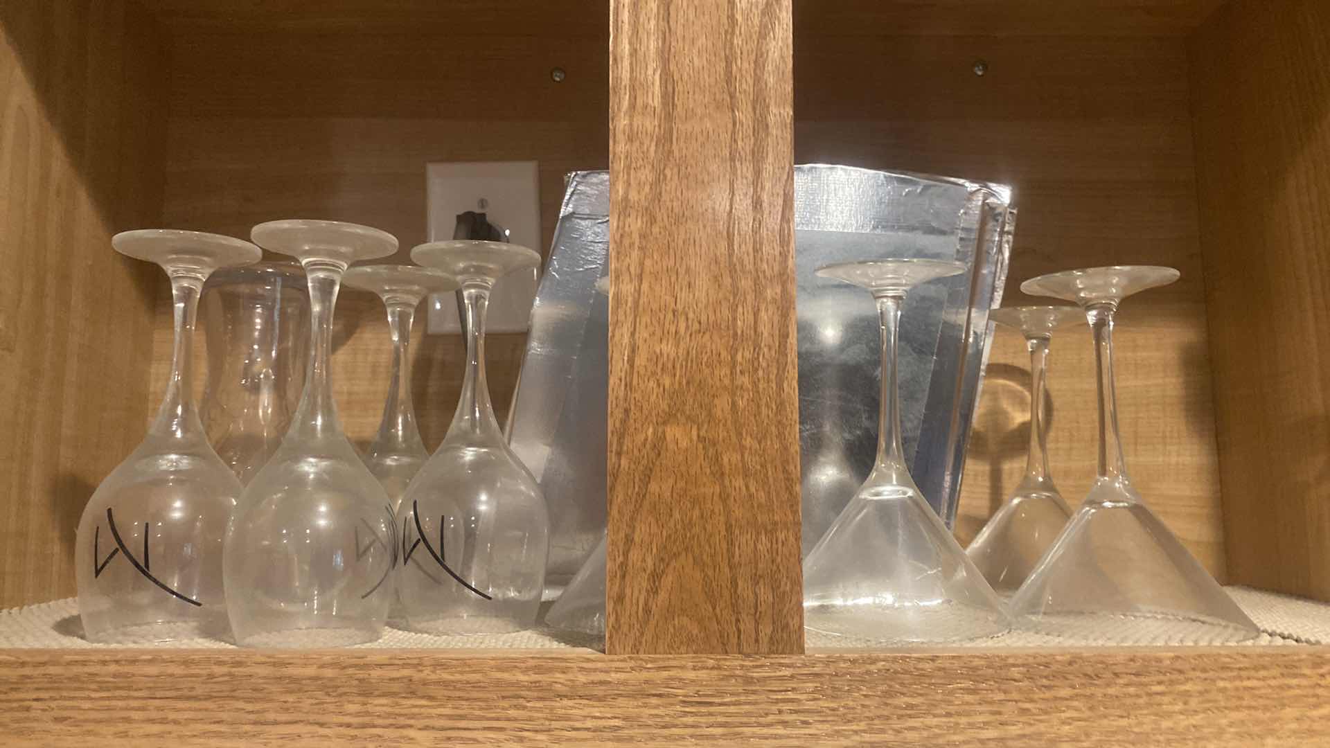 Photo 1 of CONTENTS OF KITCHEN CABINET - BARWARE