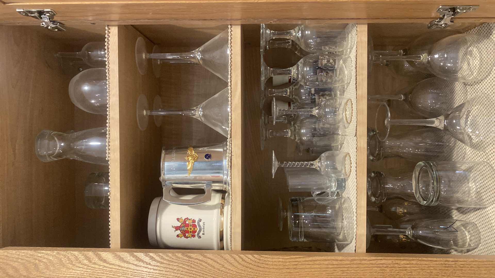Photo 1 of CONTENTS  KITCHEN CABINET - GLASSES