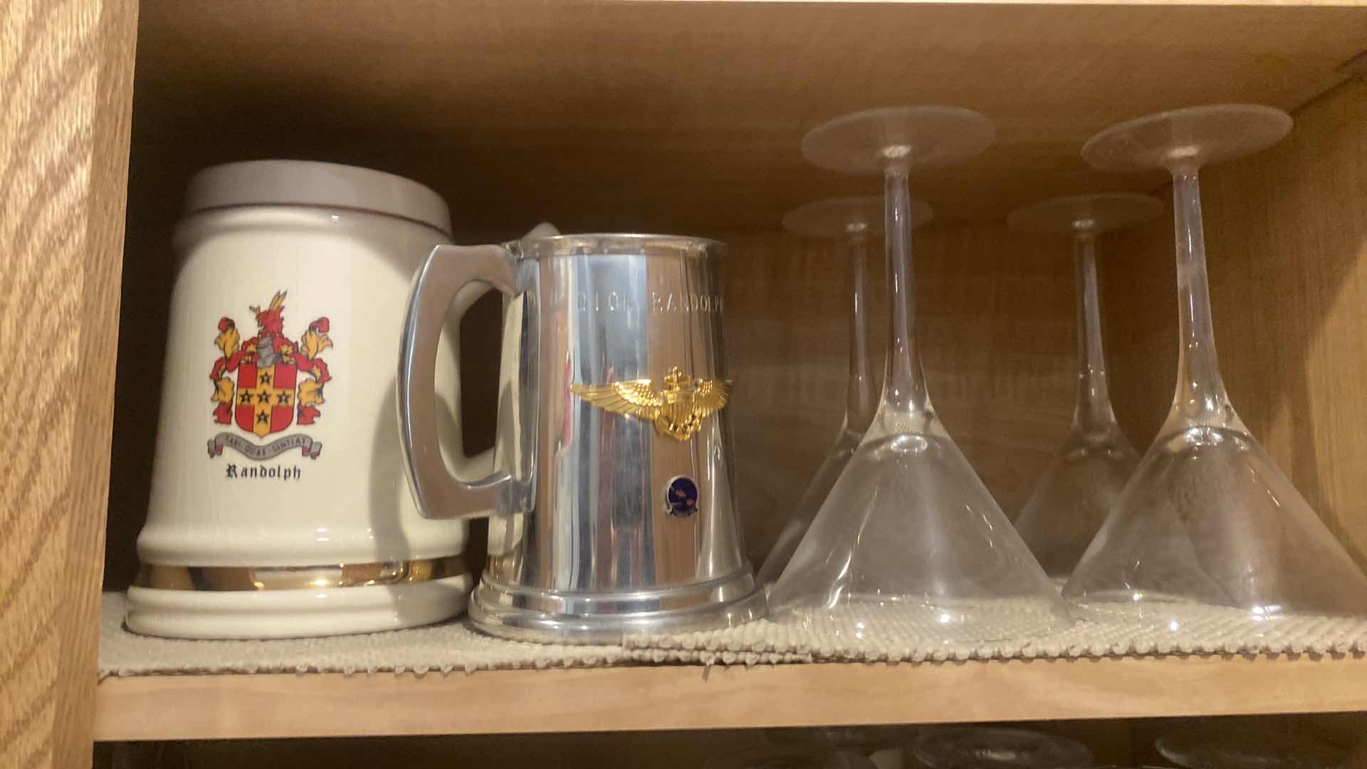 Photo 1 of CONTENTS  KITCHEN CABINET - GLASSES