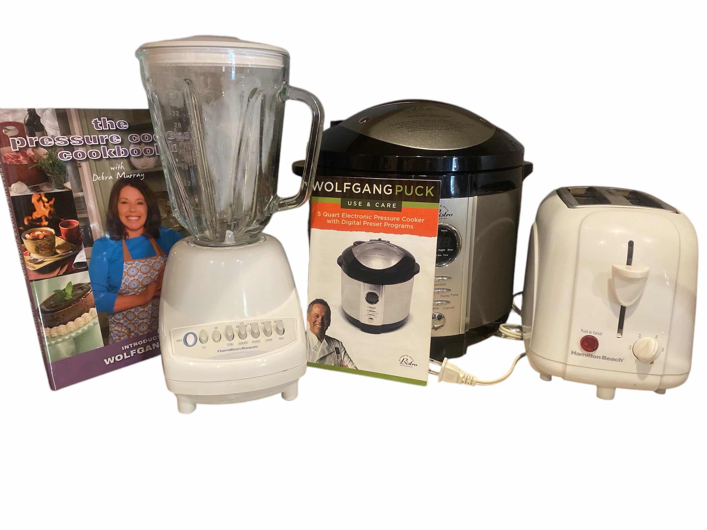 Photo 1 of 3 - SMALL APPLIANCES- BLENDER COOKER & TOASTER