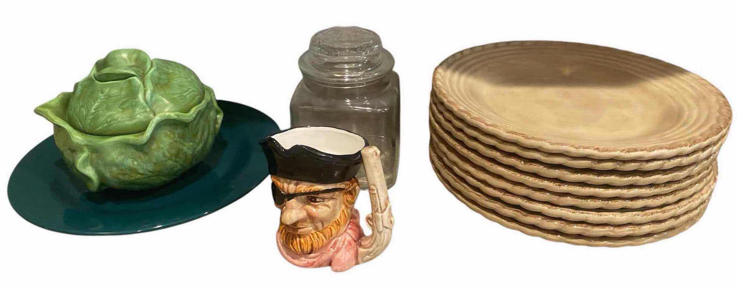 Photo 1 of DISHES MUG CANDY JAR & CONVERTED CABBAGE DISH