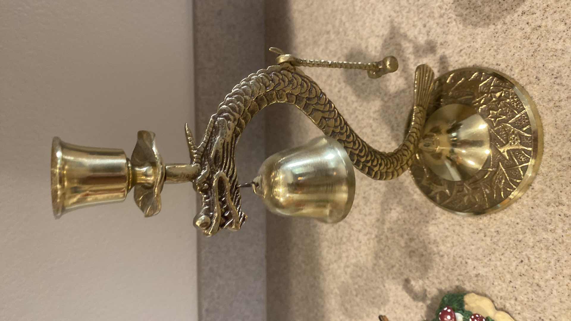 Photo 1 of BRASS CANDLE HOLDER H10” & HIGH VOLTAGE POWER INSULATOR & COLLECTIBLE