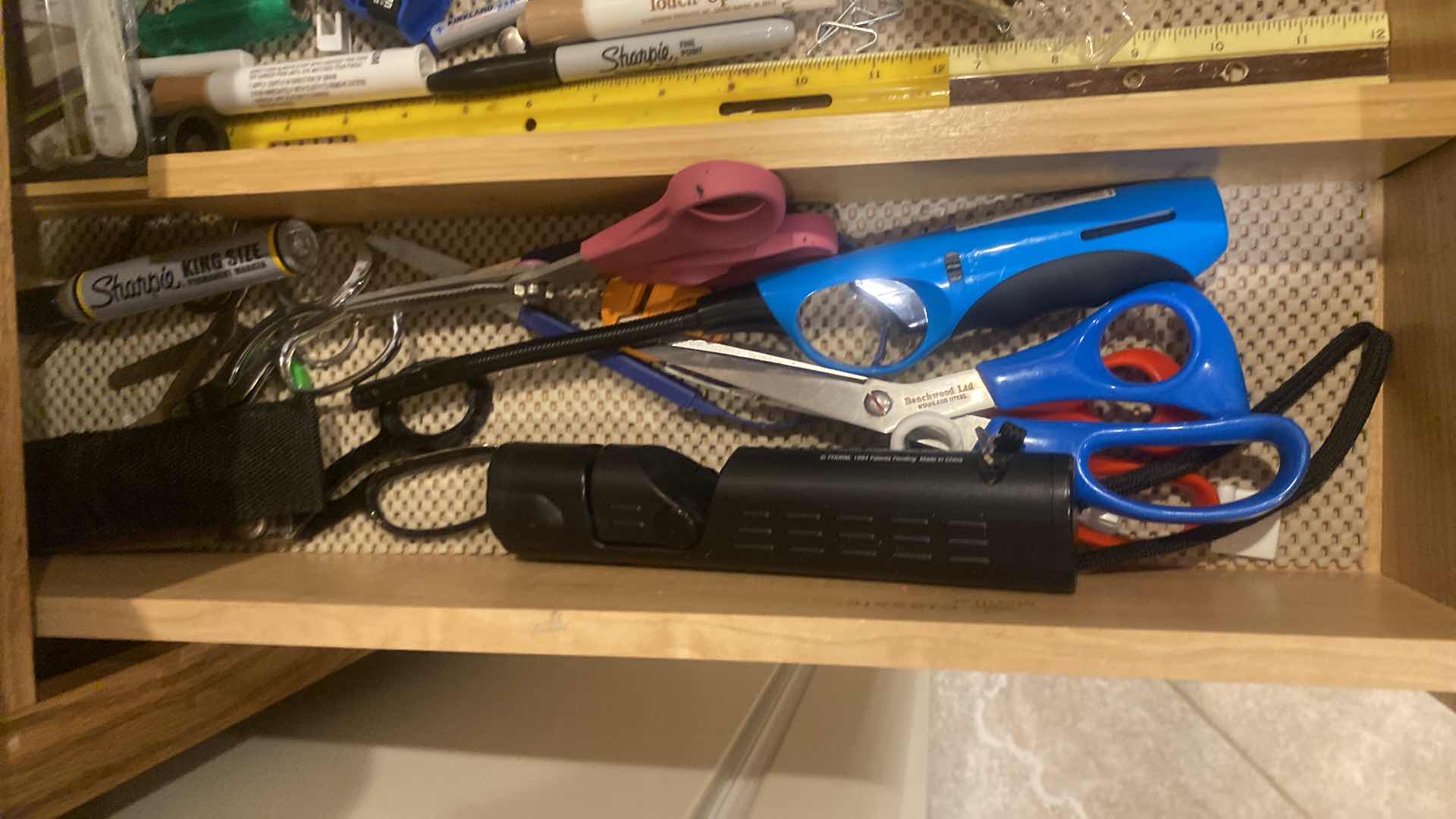 Photo 1 of KITCHEN JUNK DRAWER - BATTERIES LIGHTERS SCISSORS & MORE