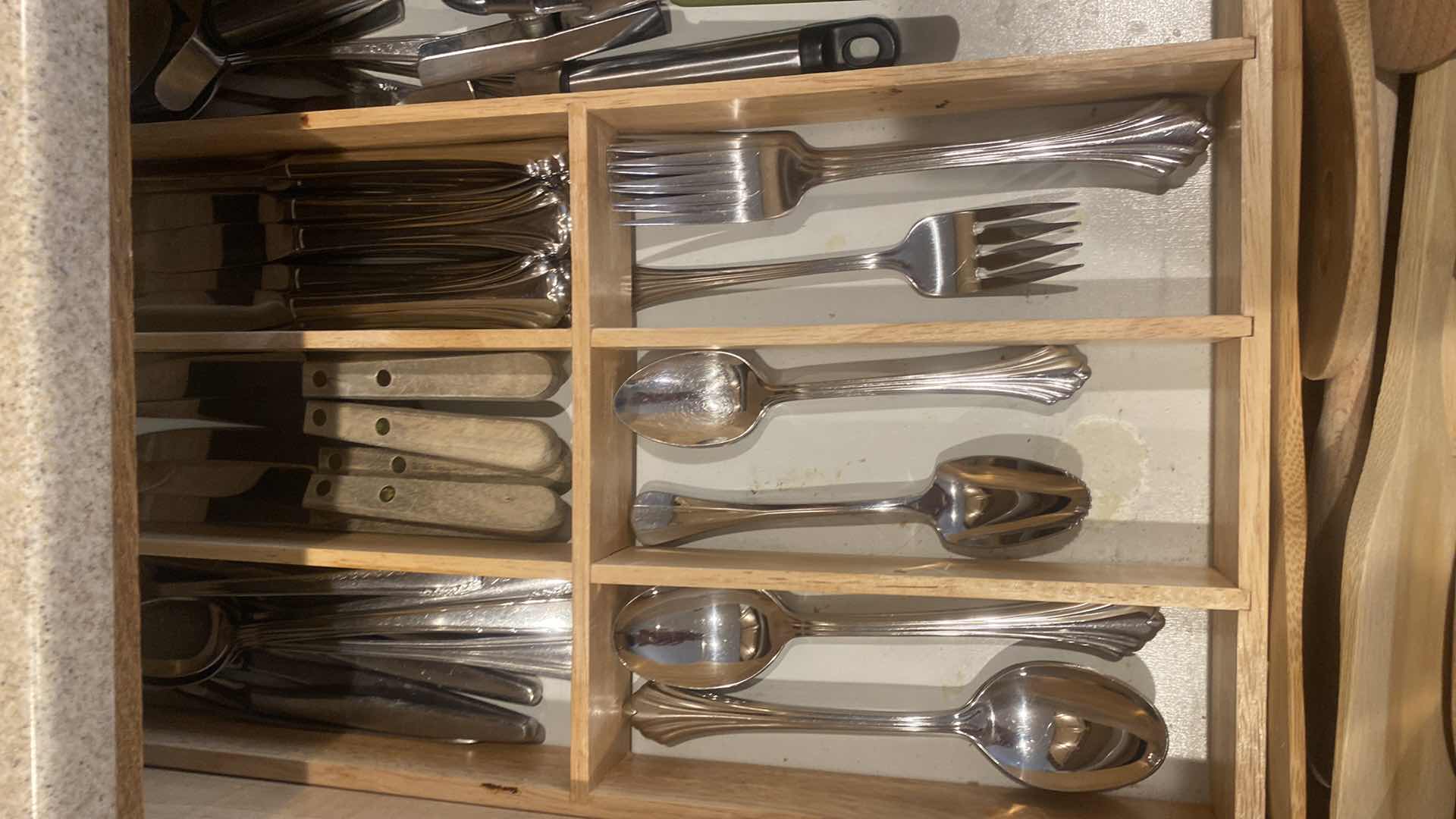 Photo 1 of KITCHEN DRAWER WITH SILVERWARE & TOOLS & MORE