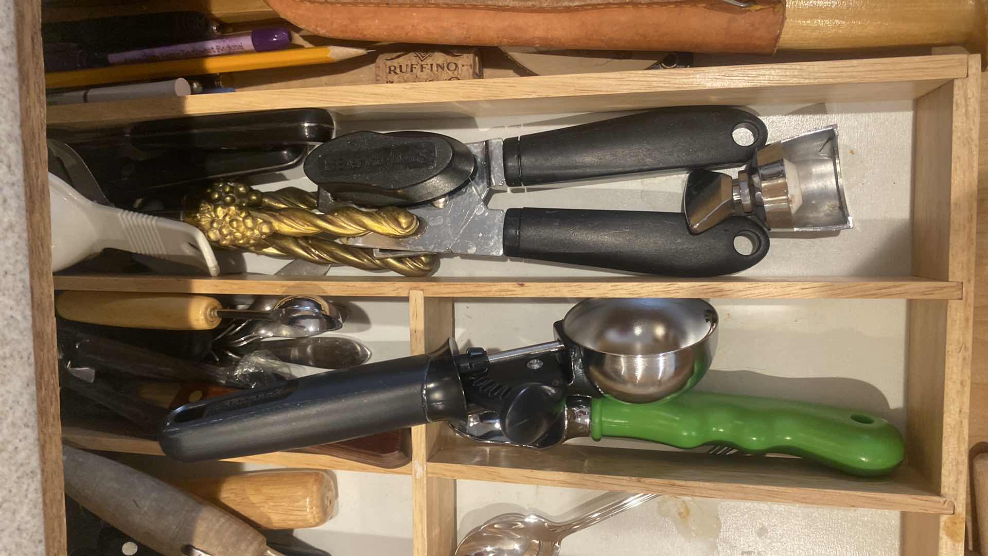 Photo 1 of KITCHEN DRAWER WITH SILVERWARE & TOOLS & MORE