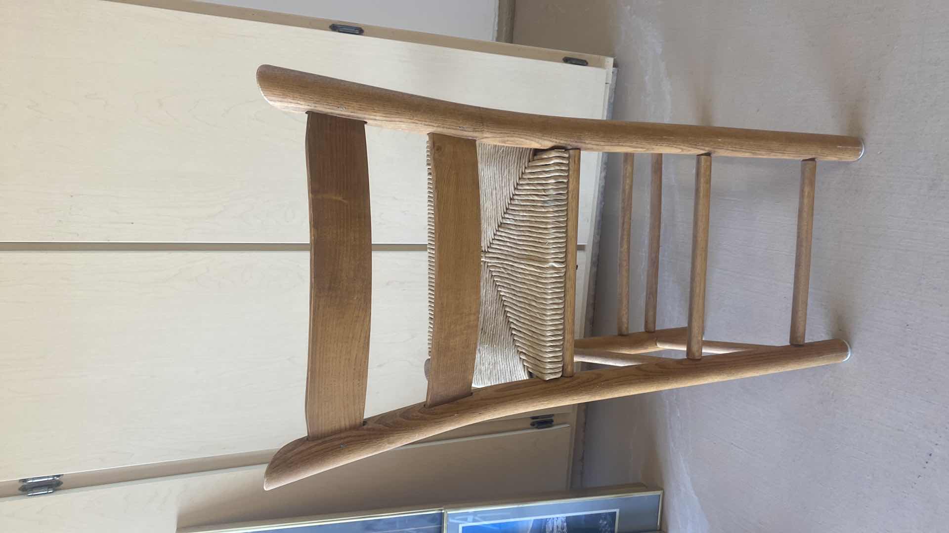 Photo 1 of 2 STRAW BARSTOOLS SEAT HEIGHT 24 1/2”