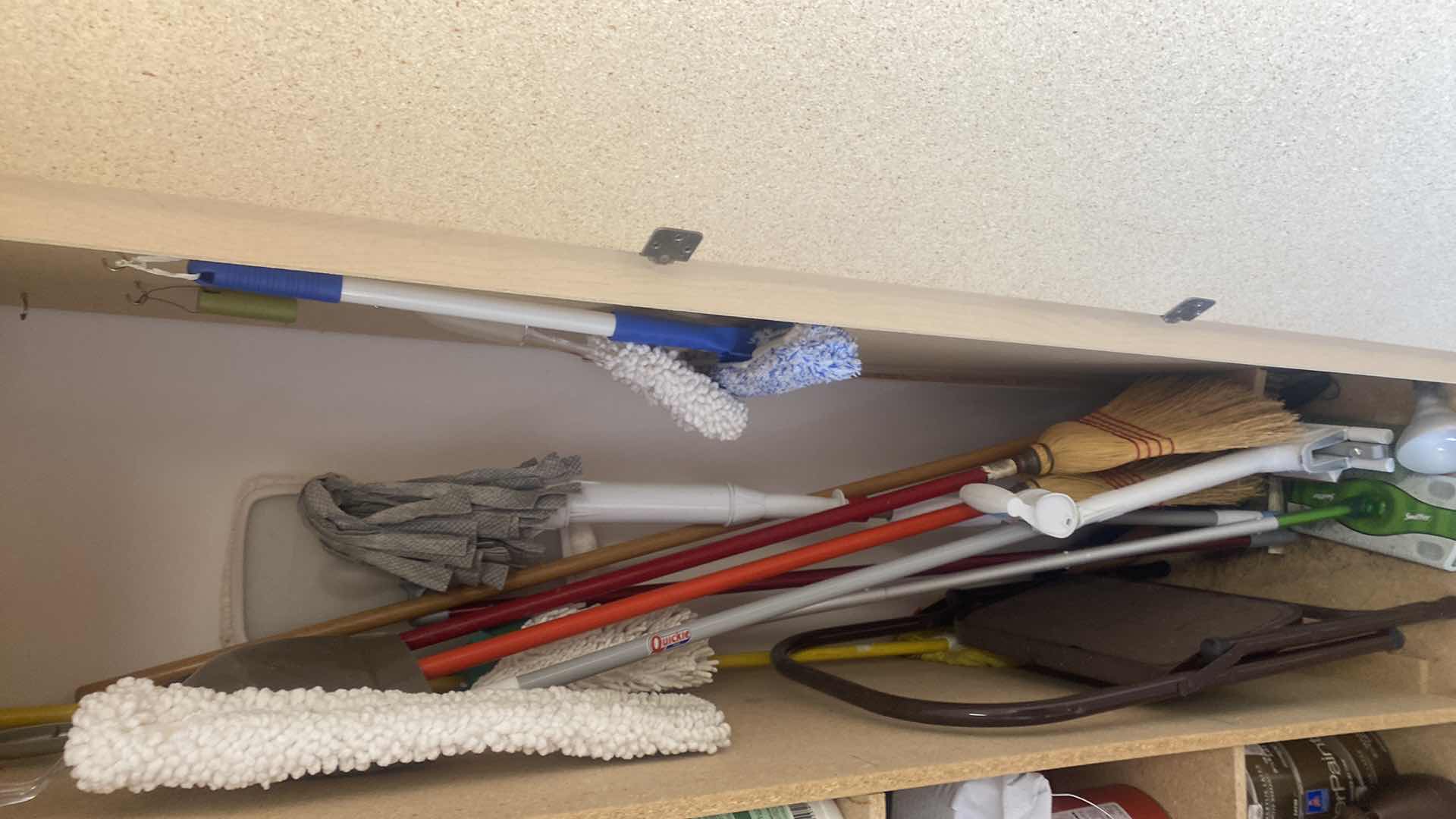 Photo 1 of MOPS & BROOMS STEP STOOL