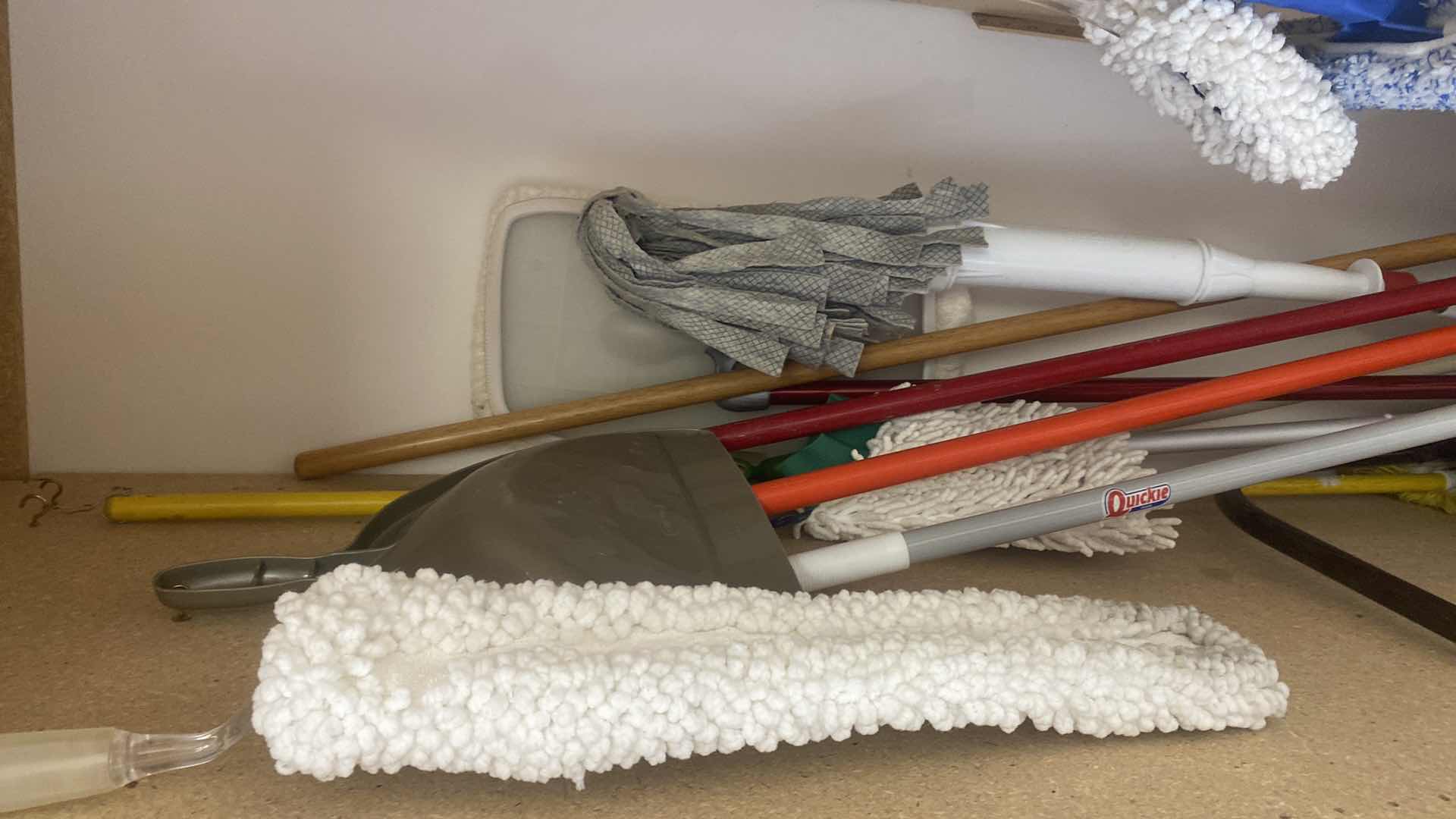 Photo 1 of MOPS & BROOMS STEP STOOL