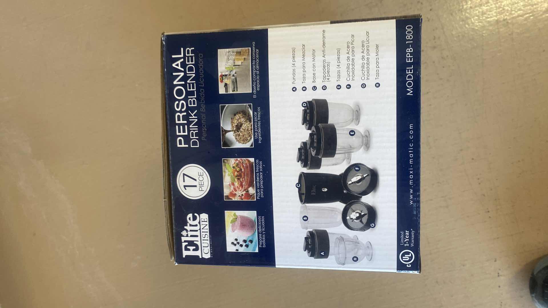 Photo 3 of ELITE CUISINE PERSONAL BLENDER