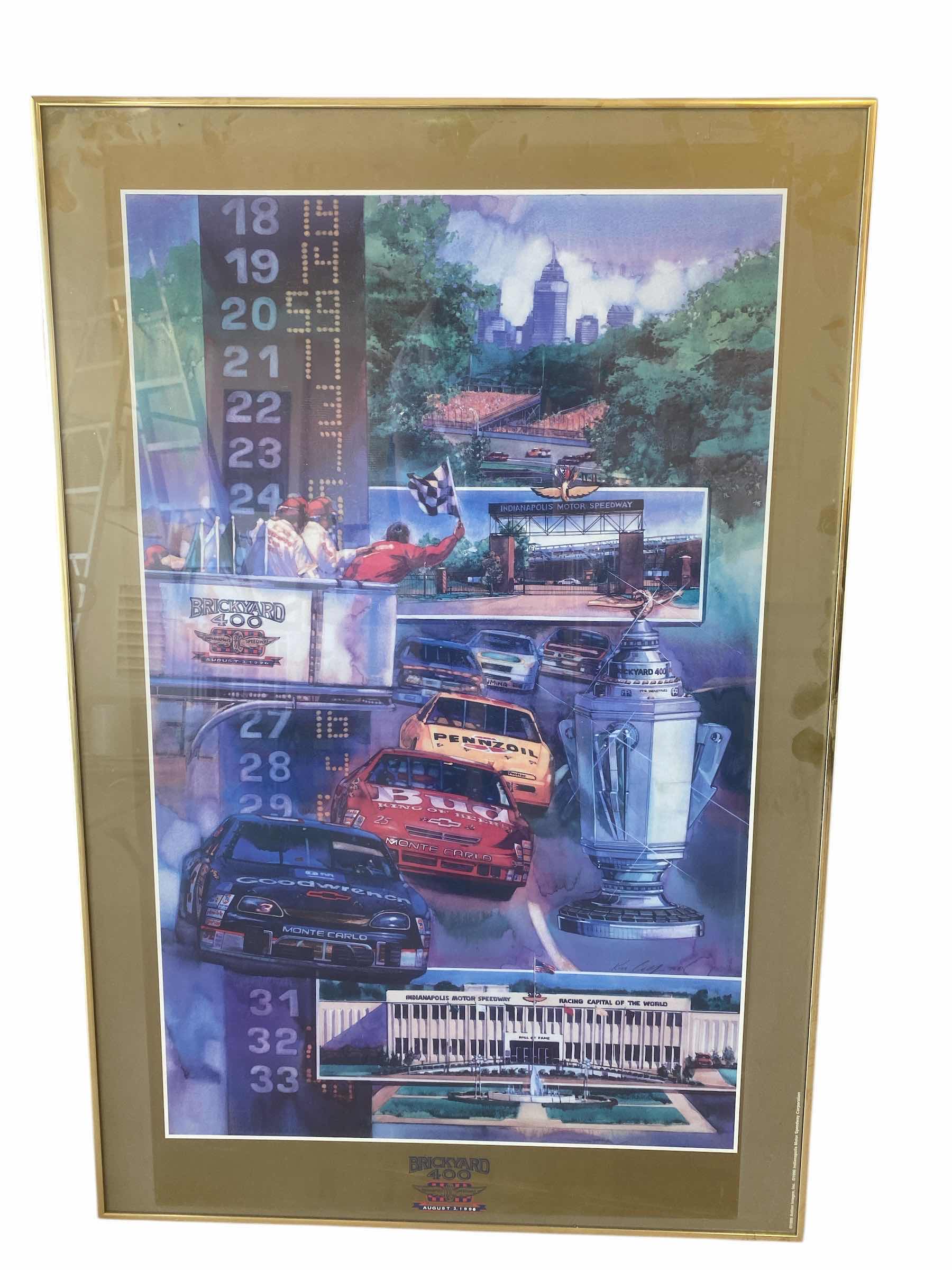 Photo 1 of FRAMED BRICKYARD 400 POSTER 24” x 36”