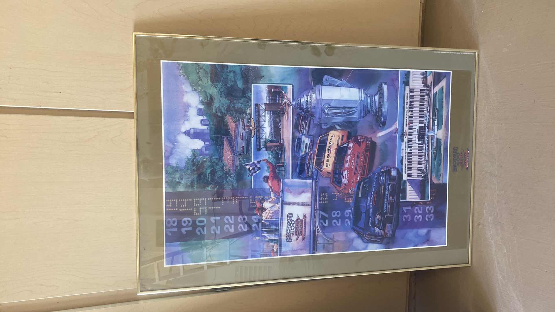 Photo 1 of FRAMED BRICKYARD 400 POSTER 24” x 36”