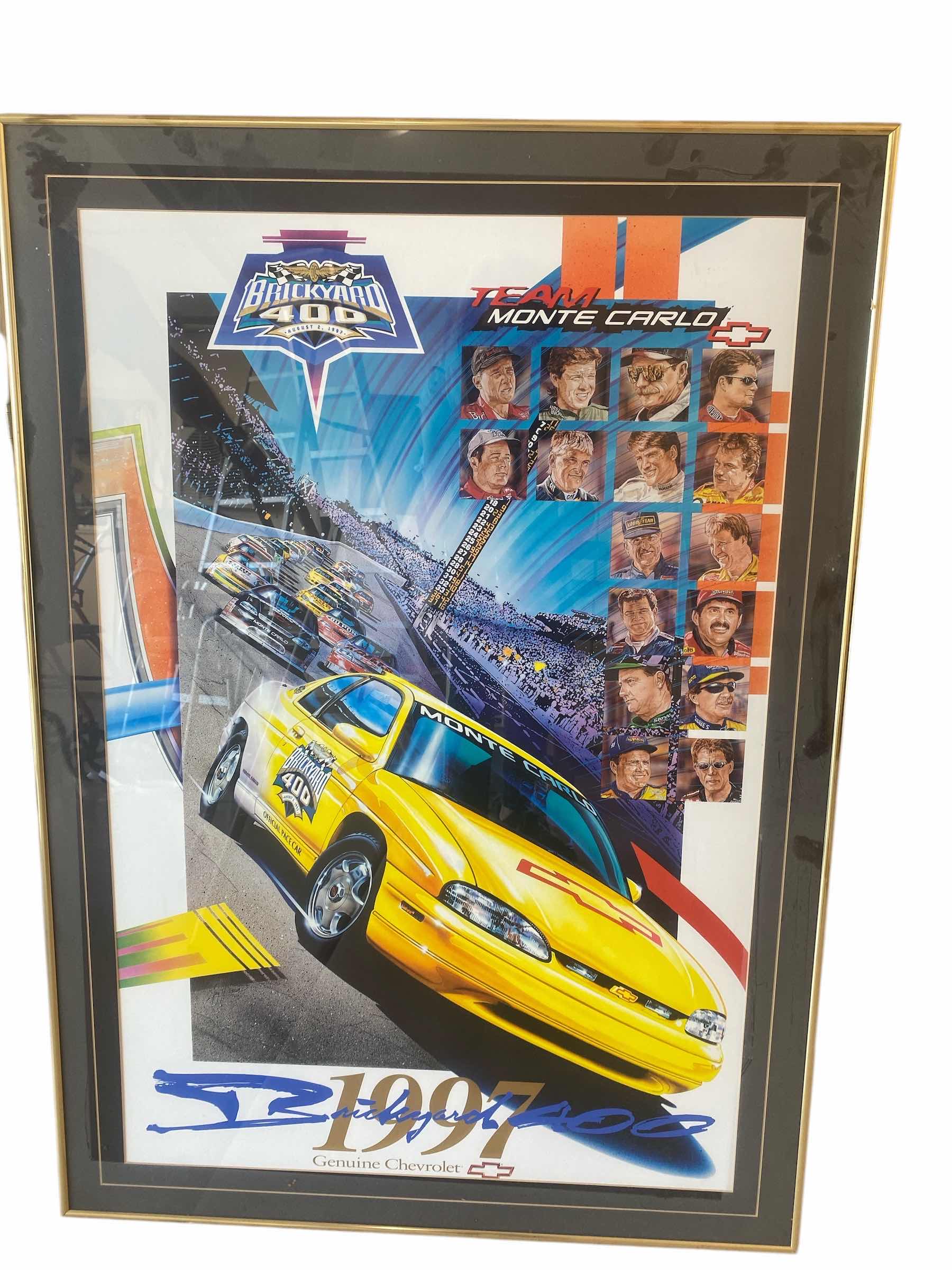 Photo 1 of FRAMED BRICKYARD 400 POSTER 28 1/2” X 41”