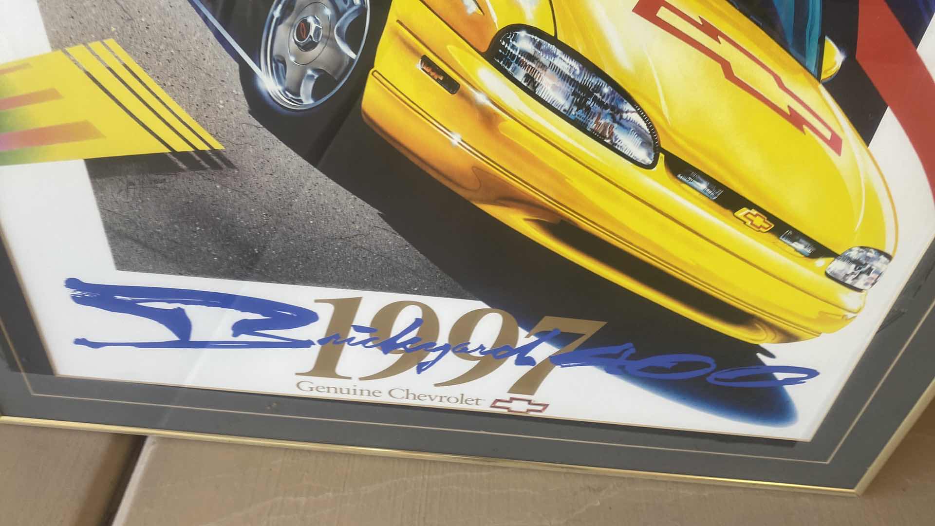 Photo 1 of FRAMED BRICKYARD 400 POSTER 28 1/2” X 41”