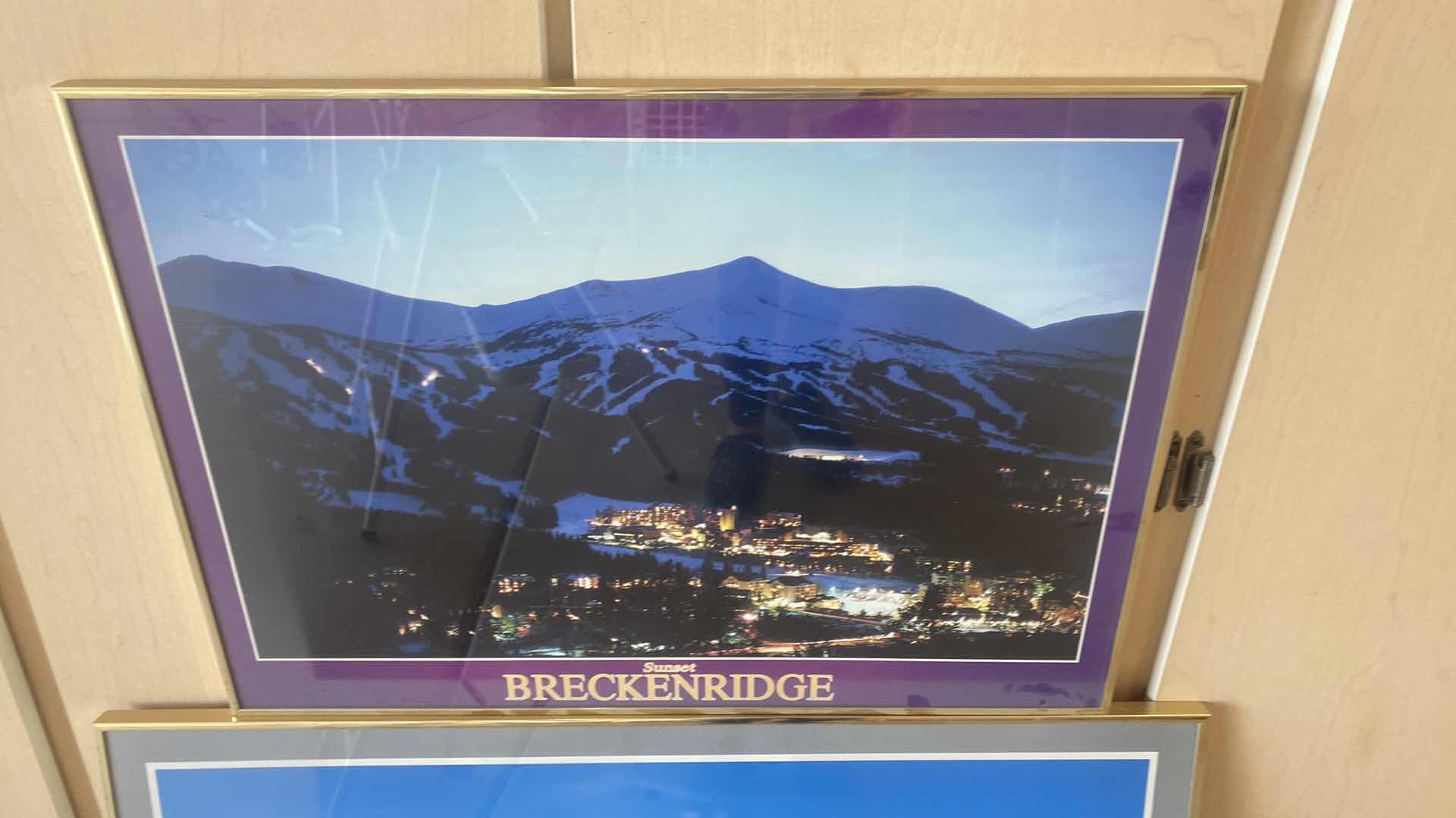 Photo 1 of 2 - FRAMED BRECKINRIDGE POSTERS LARGEST 34” x 20”