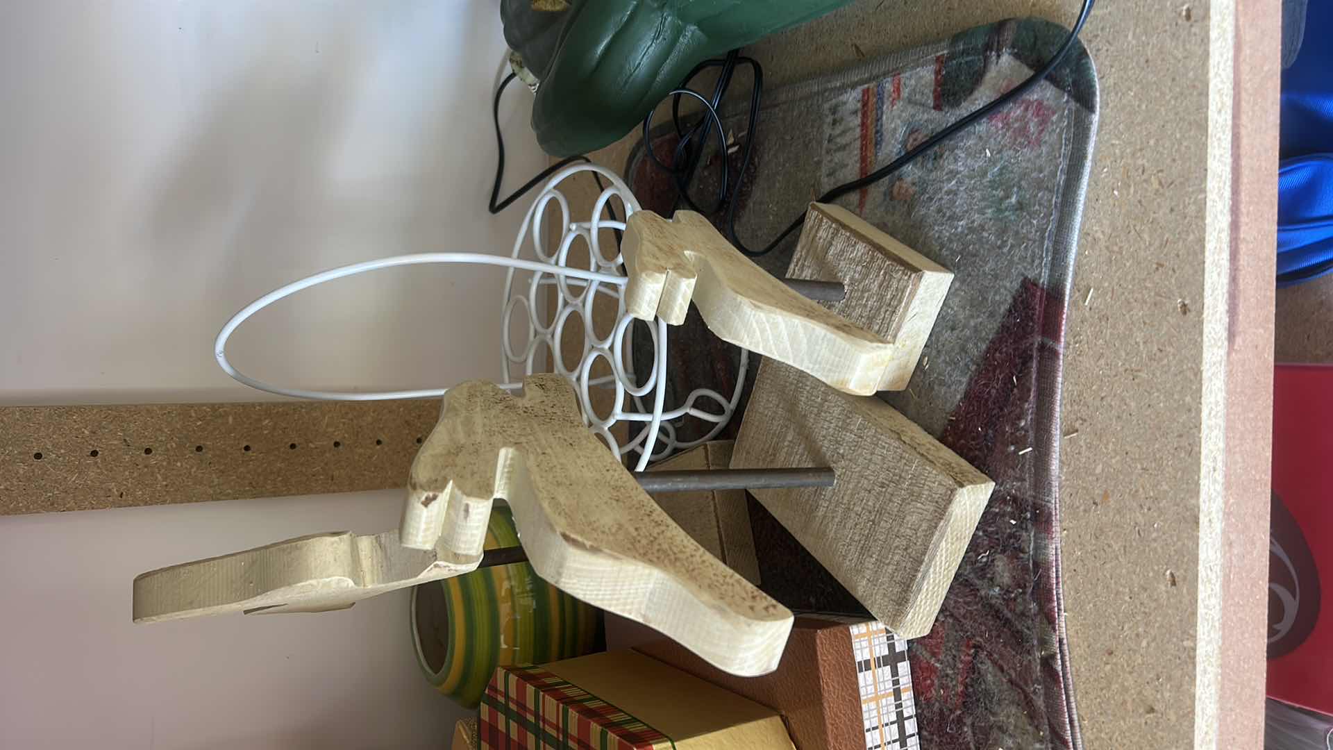 Photo 1 of CONTENTS OF TWO SHELVES- WRAPPING AND HOLIDAY ITEMS