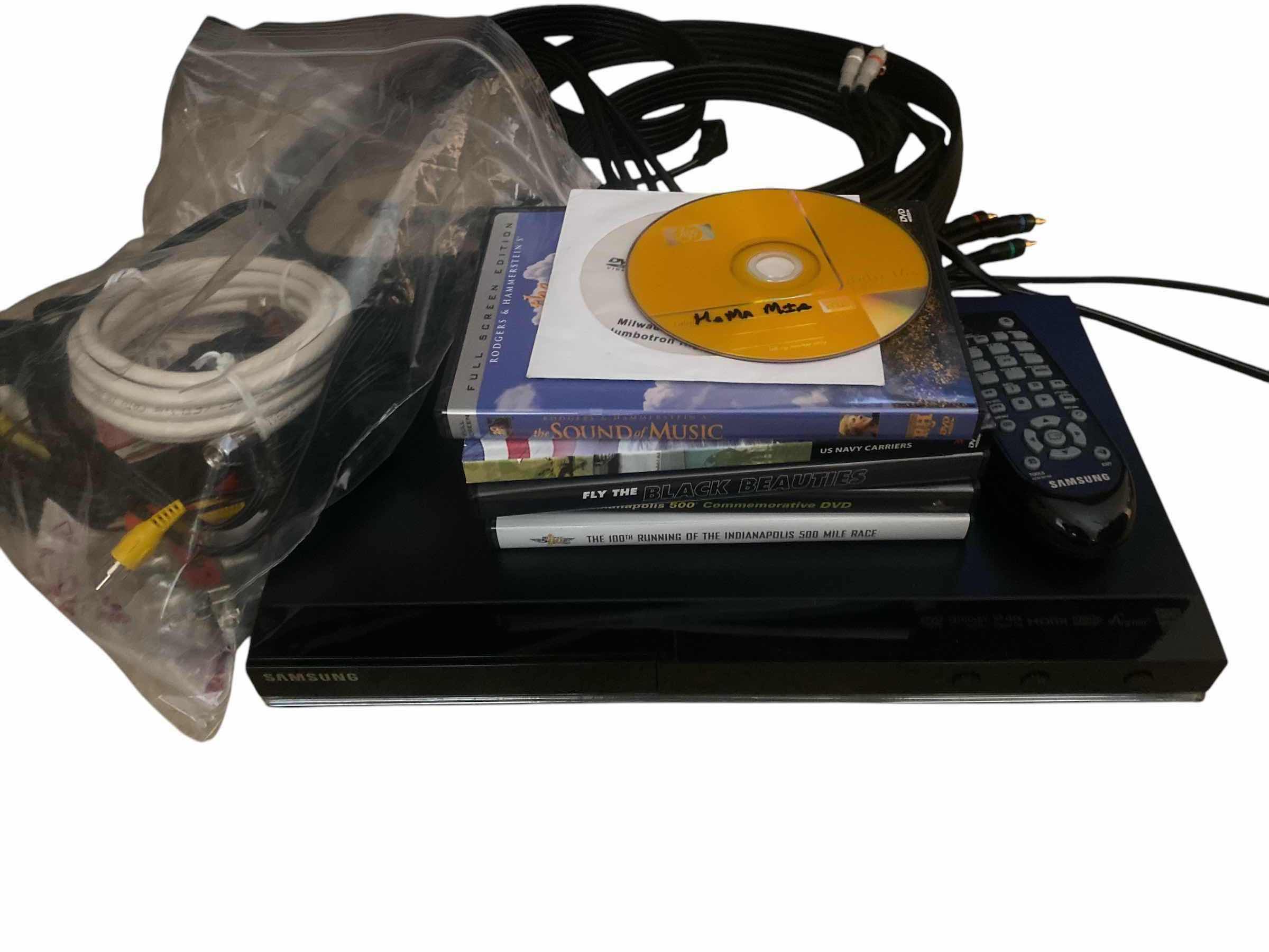 Photo 1 of SAMSUNG DVD PLAYER & DVD’s & CORDS