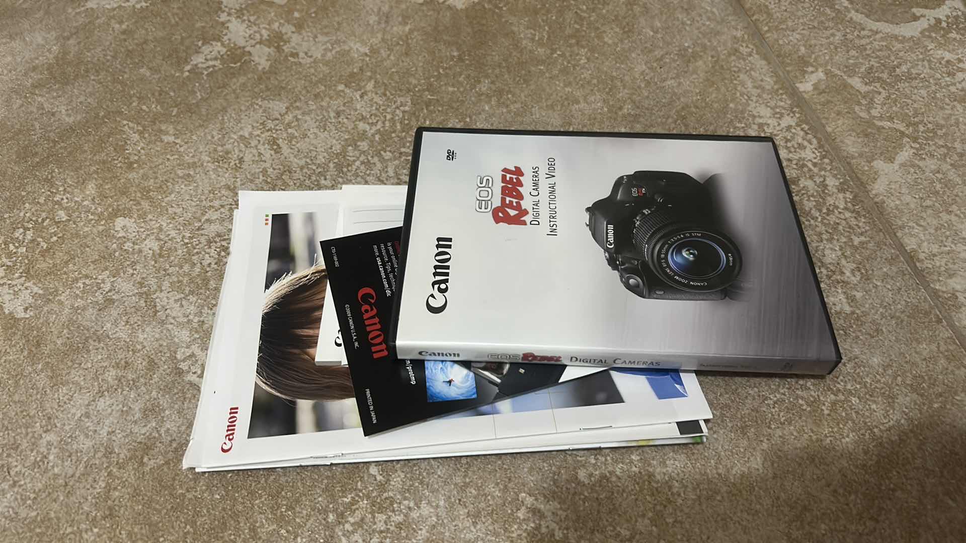 Photo 1 of CANON REBEL CAMERA, LENS, CARRYING CASE