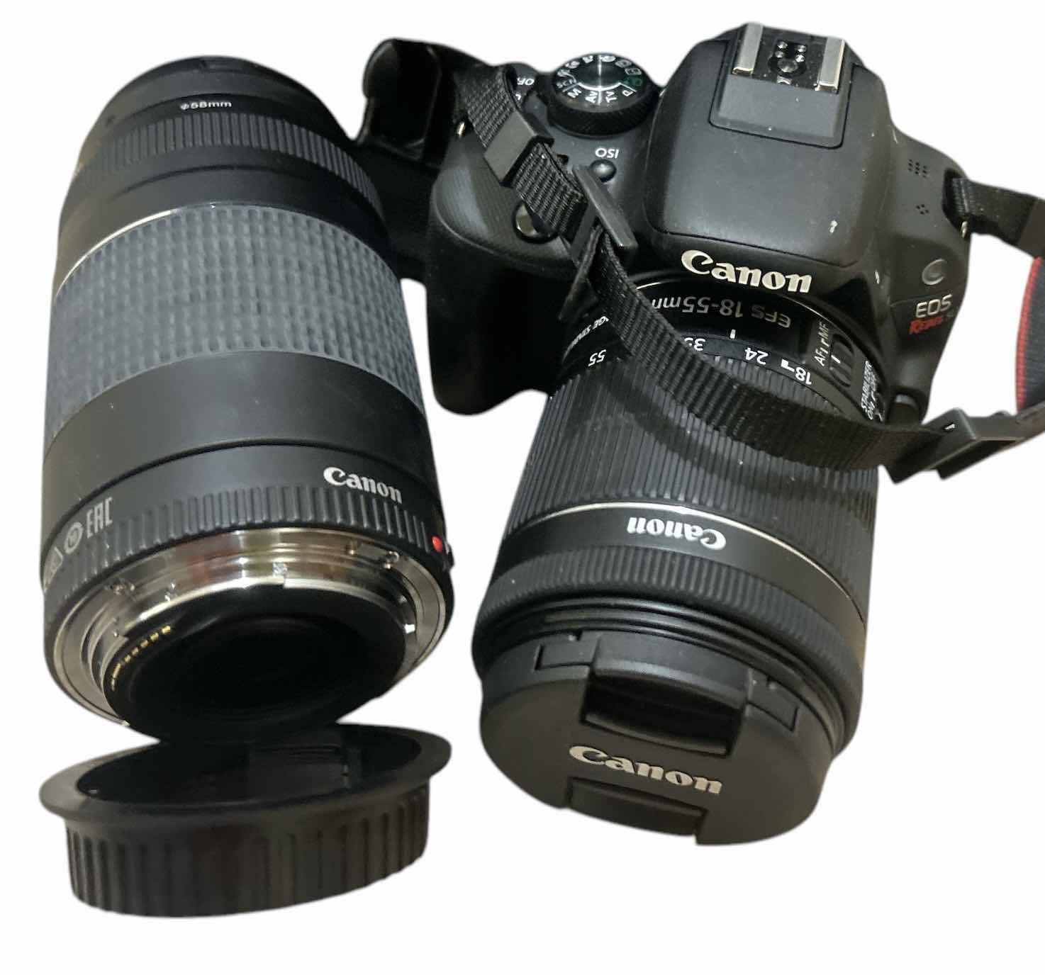 Photo 1 of CANON REBEL CAMERA, LENS, CARRYING CASE