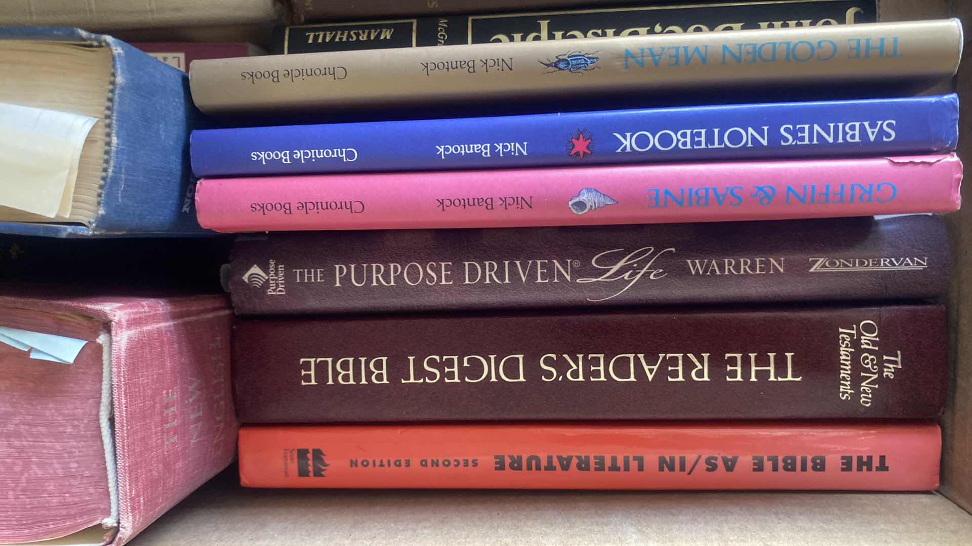 Photo 1 of BOX OF RELIGIOUS BOOKS