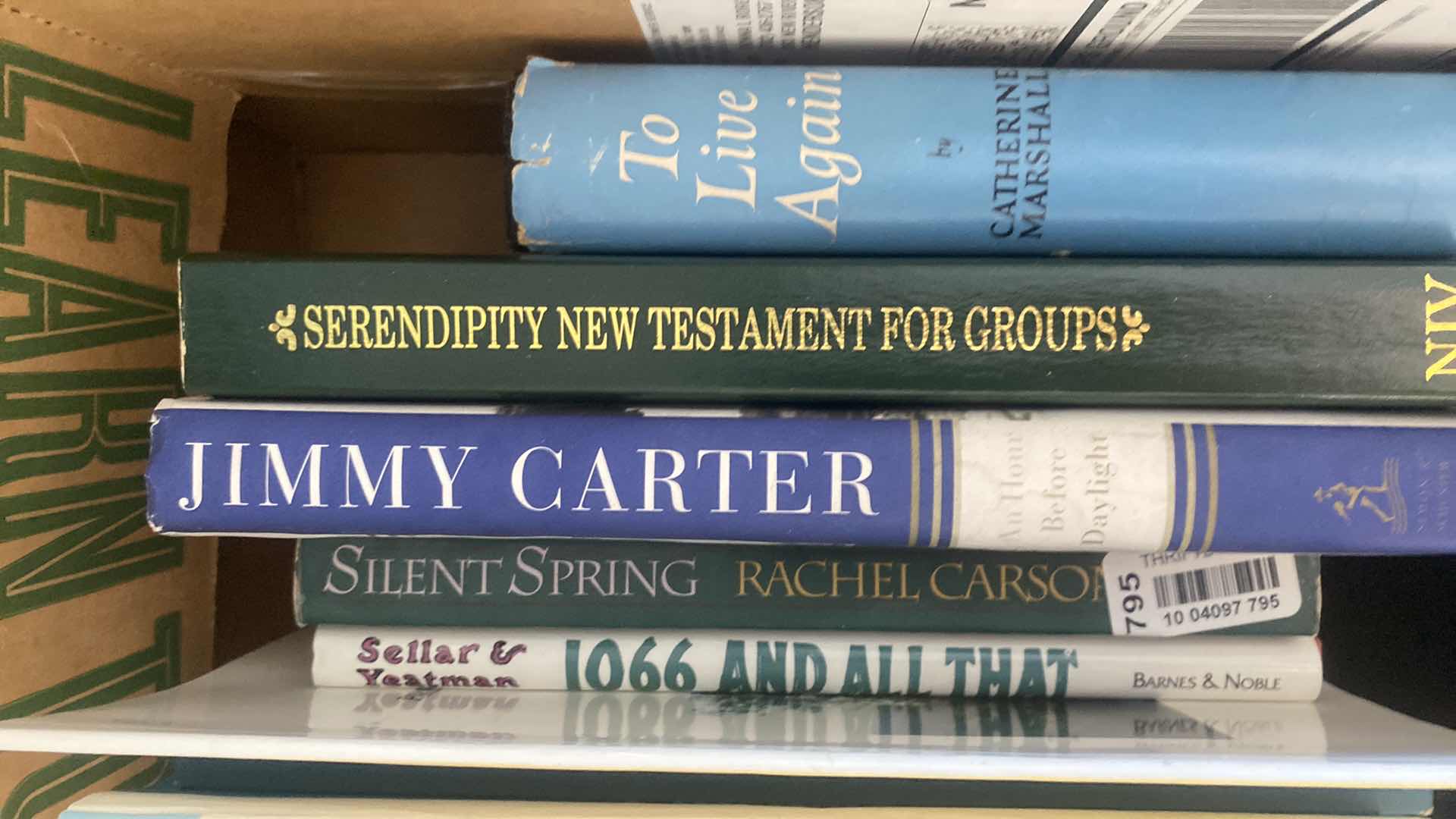 Photo 1 of BOX OF BOOKS