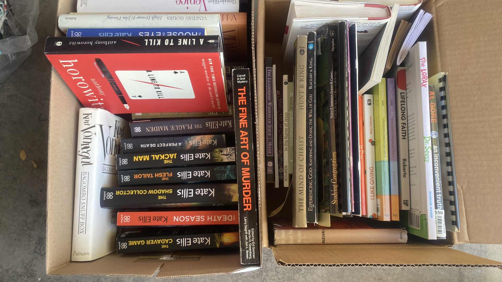 Photo 1 of 2 - BOXES OF BOOKS
