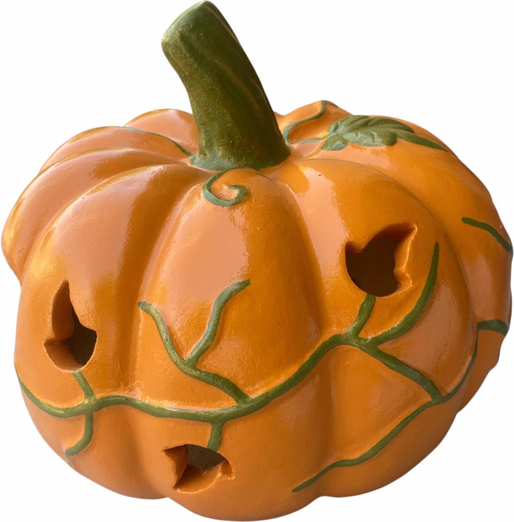 Photo 1 of LARGE CERAMIC PUMPKIN 14” x 13”