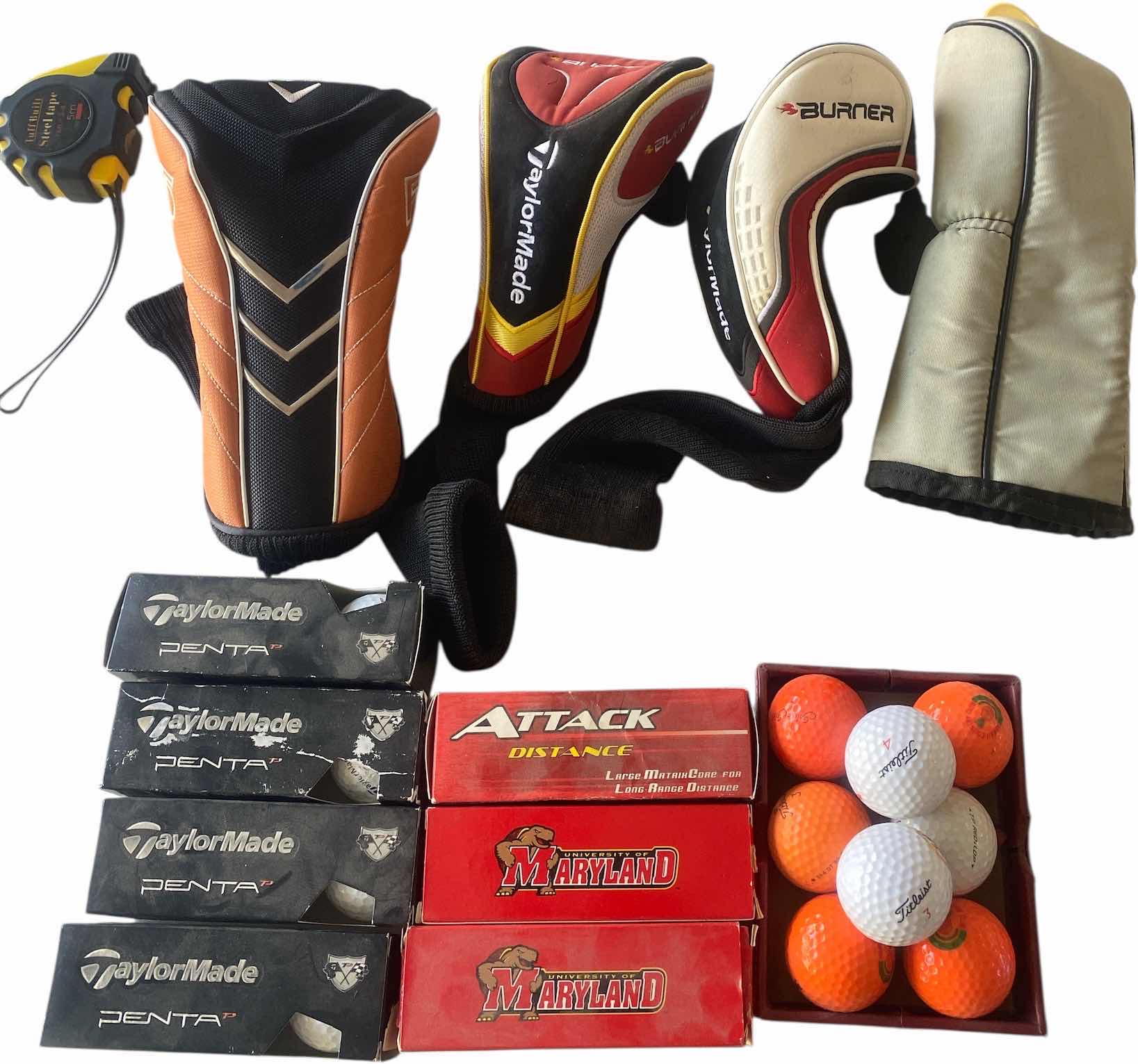 Photo 1 of GOLF BALLS & CLUB COVERS