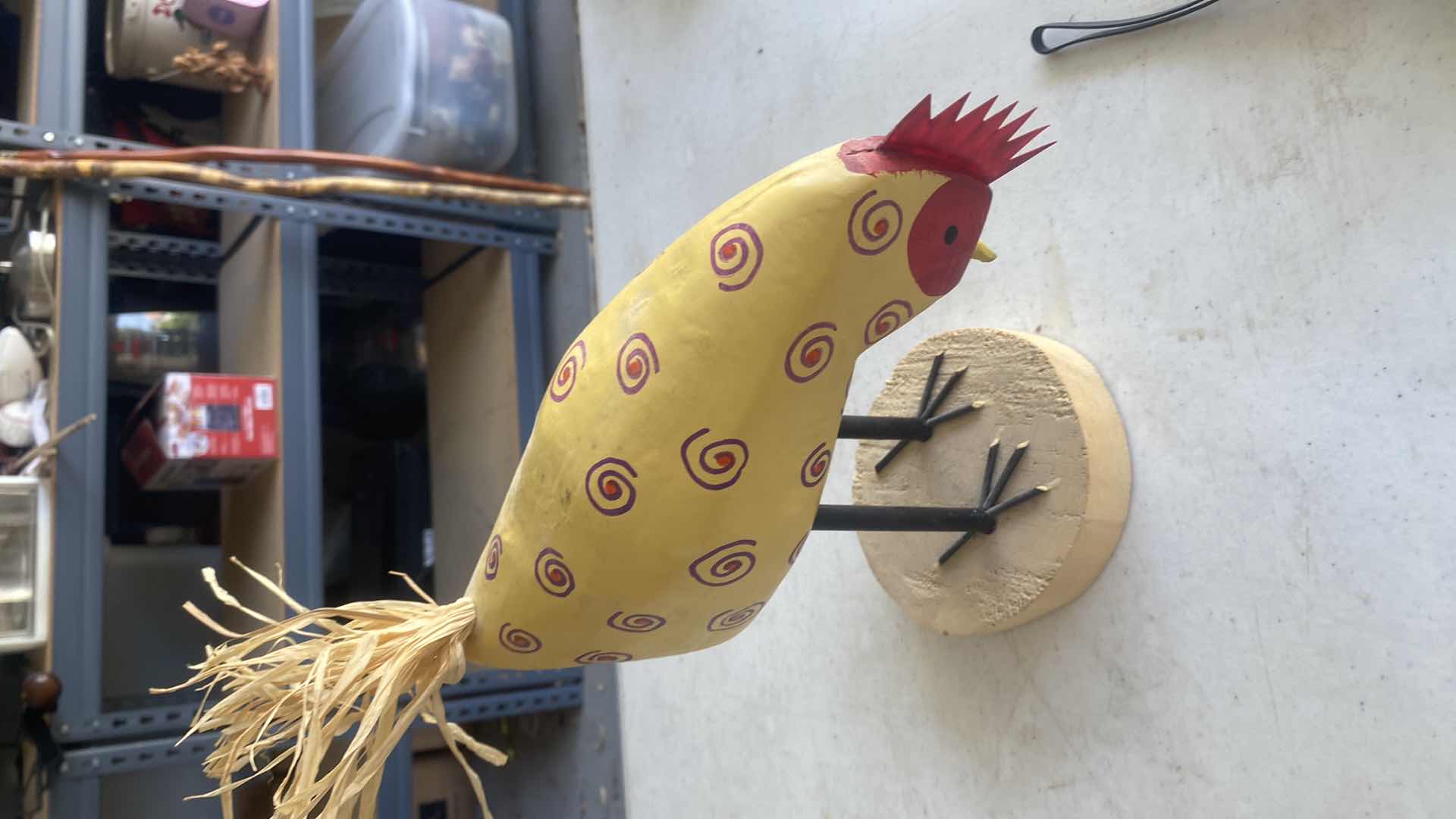 Photo 1 of HAND CARVED & PAINTED CHICKEN 10” x 9”