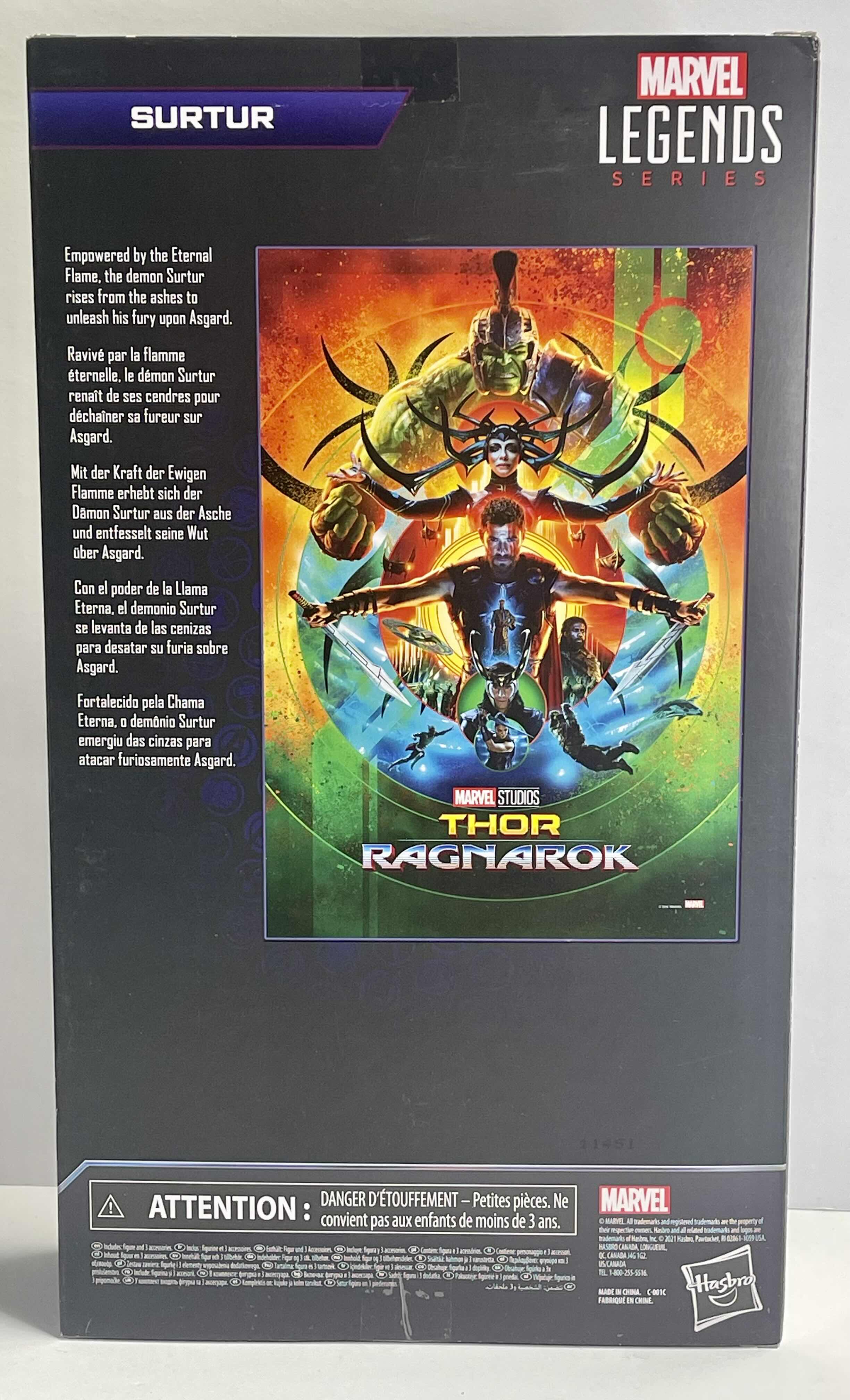 Photo 1 of NIB MARVEL STUDIOS THOR RAGNAROK THE INFINITY SAGA “SURTUR” ACTION FIGURE- RETAIL PRICE $75.00