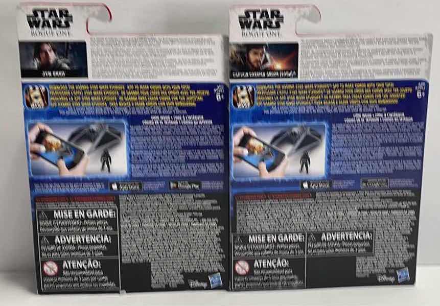 Photo 1 of NIB STAR WARS ROGUE ONE SERGEANT JYN ERSO & CAPTAIN CASSIAN ANDOR (EADU) - RETAIL PRICE $21.99