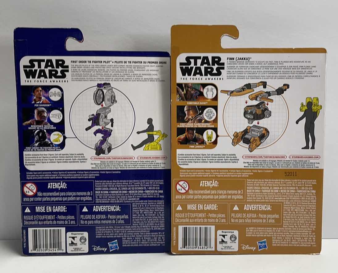 Photo 1 of NIB STAR WARS THE FORCE AWAKENS “FIRST ORDER FIGHTER PILOT & FINN” - RETAIL PRICE $ 24.00