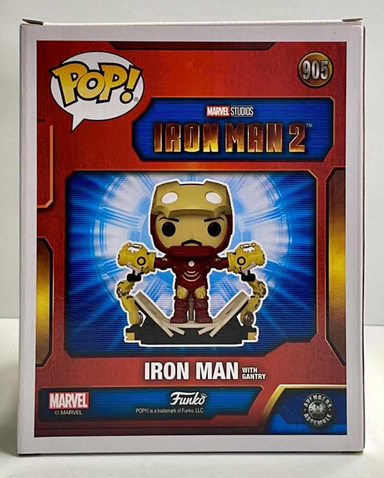 Photo 1 of NIB FUNKO POP IRON MAN WITH GANTRY MK IV DELUXE PX EXCLUSIVE - RETAIL PRICE $40.00