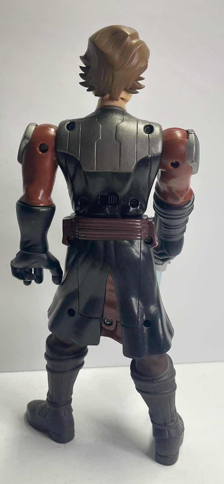 Photo 1 of STAR WARS ACTION FIGURE 2009 ANAKIN SKYWALKER TALKING FEATURE WORKS, LARGE 10IN - RETAIL PRICE $20.00