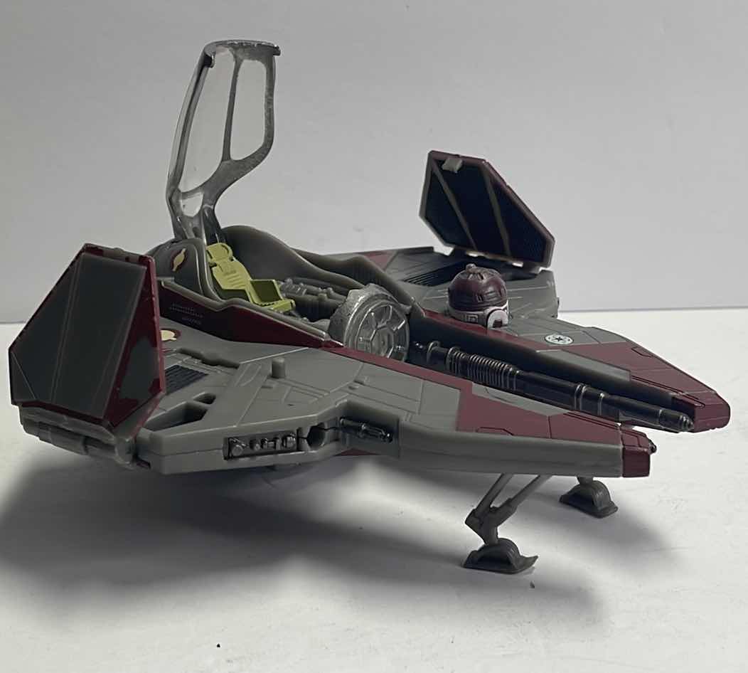 Photo 1 of HASBRO TRANSFORMERS STAR WARS OBI WAN KENOBI JEDI STAR FIGHTER - RETAIL PRICE &24.00