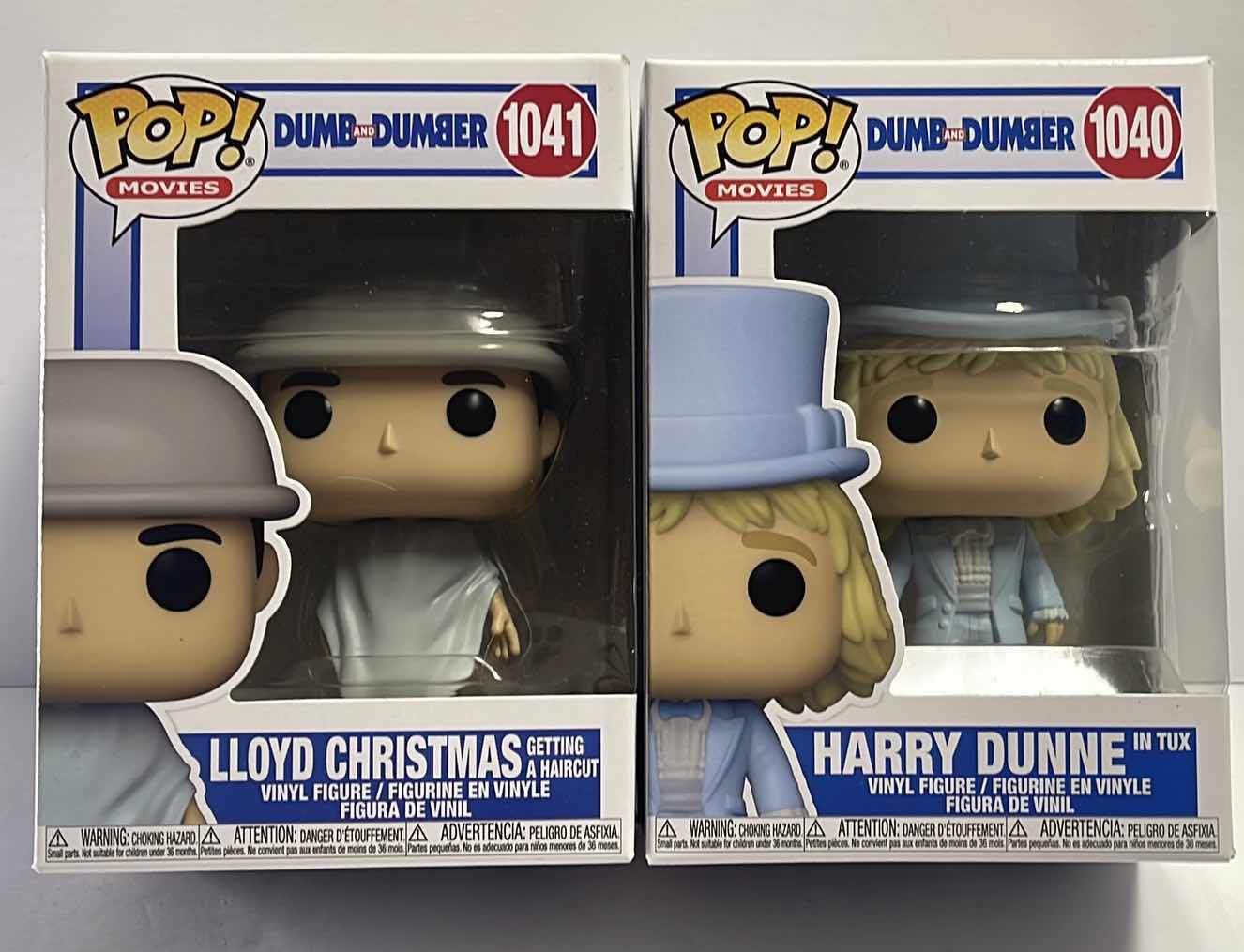 Photo 1 of NIB FUNKO POP MOVIE SERIES DUMB & DUMMER “HARRY DUNNE & LOYD CHRISTMAS- RETAIL PRICE $ 24.00
