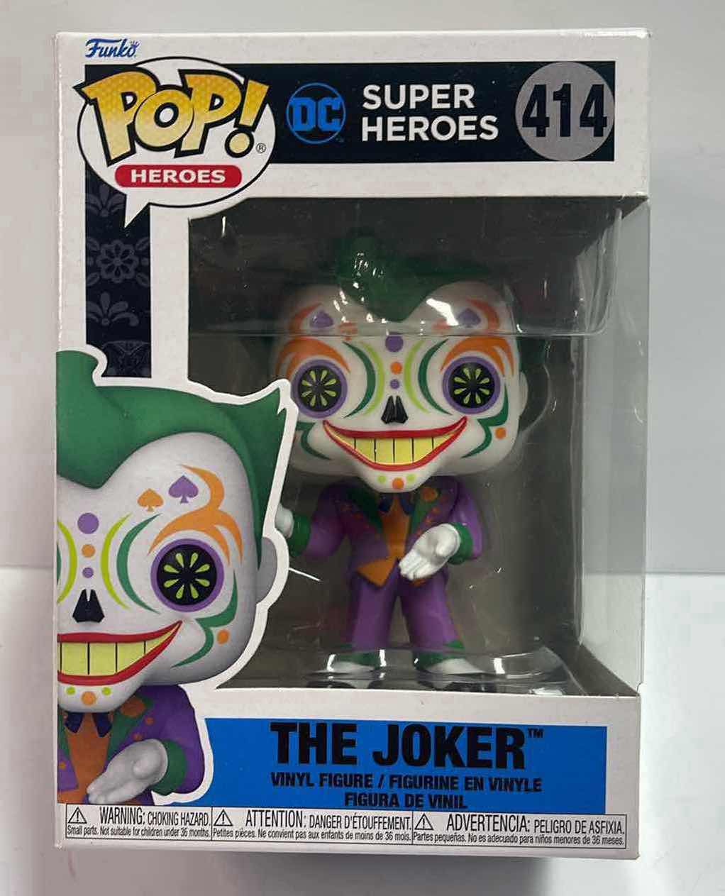 Photo 1 of NIB FUNKO POP HERO SERIES DC SUPER HERO “THE JOKER “ RETAIL PRICE $17.99