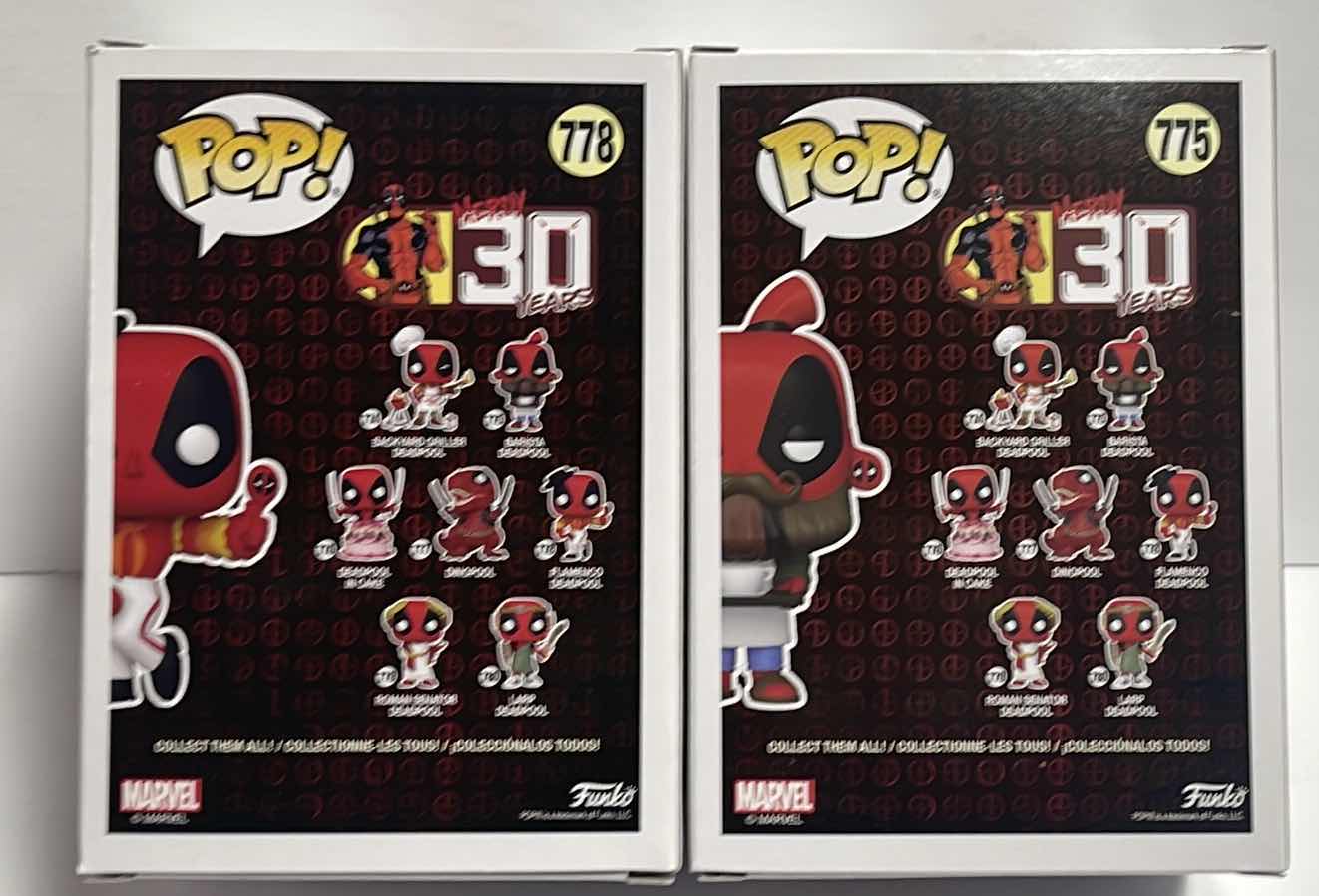 View 2 of NIB FUNKO POP DEADPOOL SERIES “FLAMENCO DEADPOOL & BARISTA DEADPOOL - RETAIL PRICE $28.00