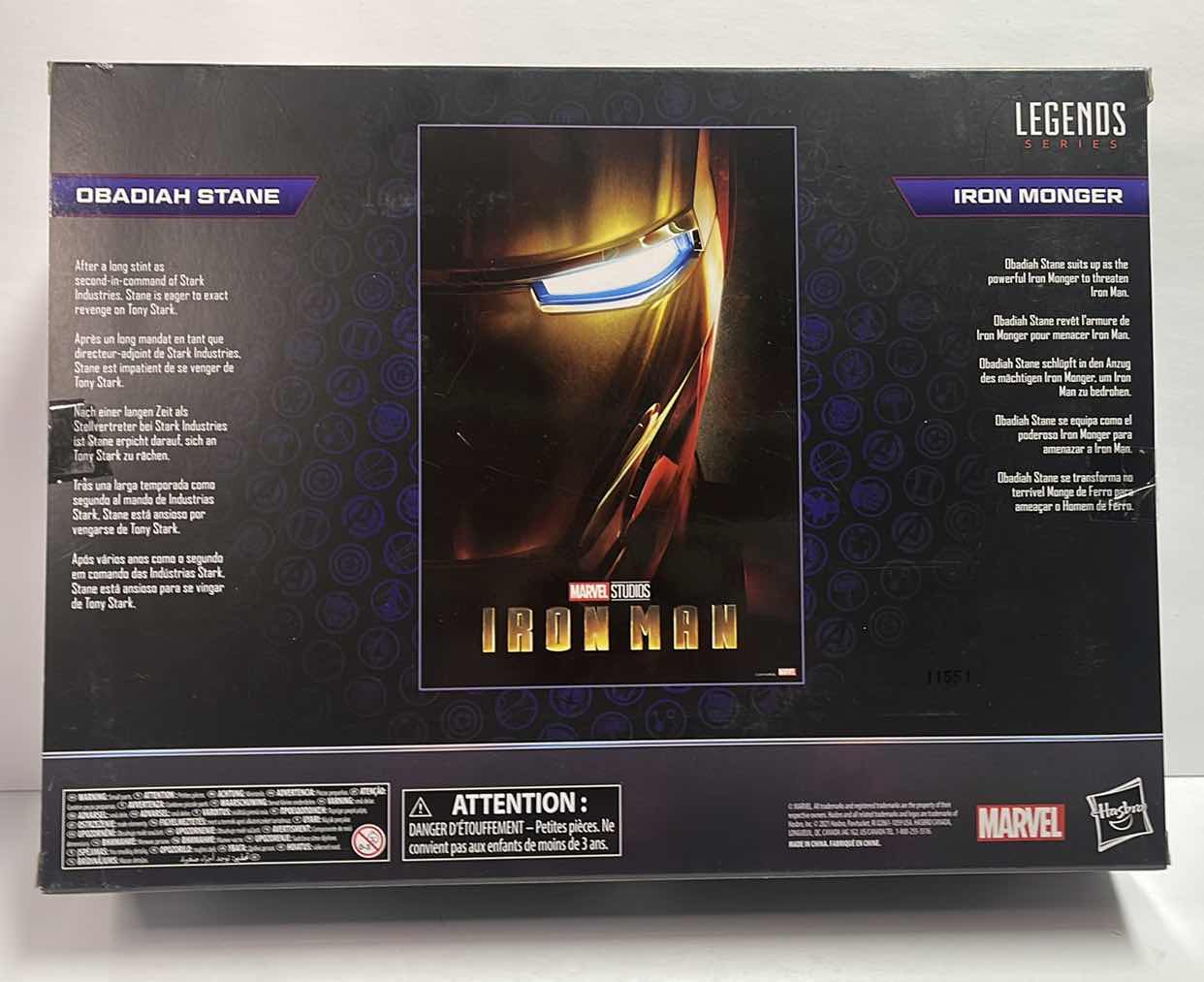 Photo 1 of NIB MARVEL STUDIOS IRONMAN THE INFINITY SAGA OBADIAH STANE- IRON MONGER - RETAIL PRICE $ 75.99