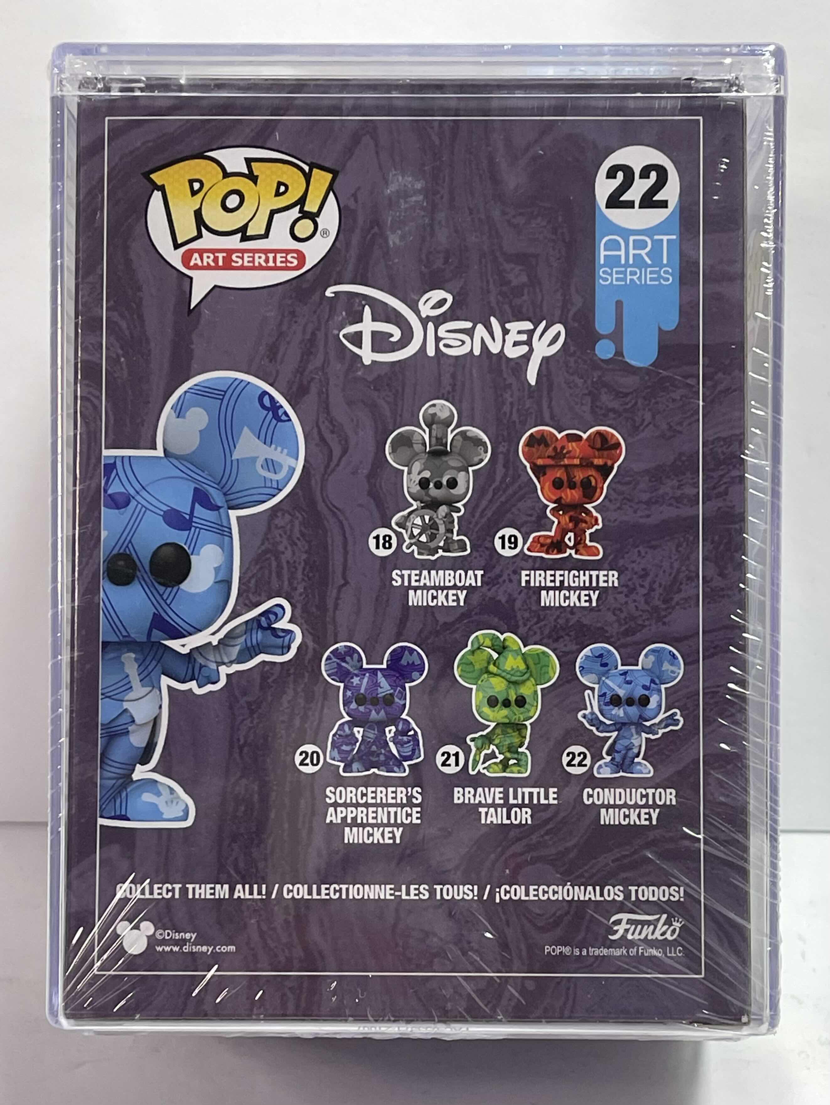 Photo 2 of NIB FUNKO POP DISNEY ART SERIES "CONDUCTOR MICKEY " WALMART EXECUTIVE - RETAIL PRICE $27.00