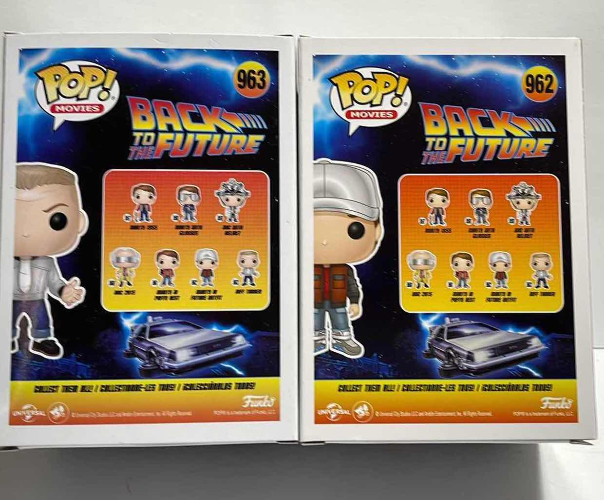 Photo 1 of NIB FUNKO POP MOVIES SERIES BACK TO THE FUTURE “MARTY IN FUTURE OUTFIT” & “BIFF TANNEN” -TOTAL RETAIL PRICE $29.99