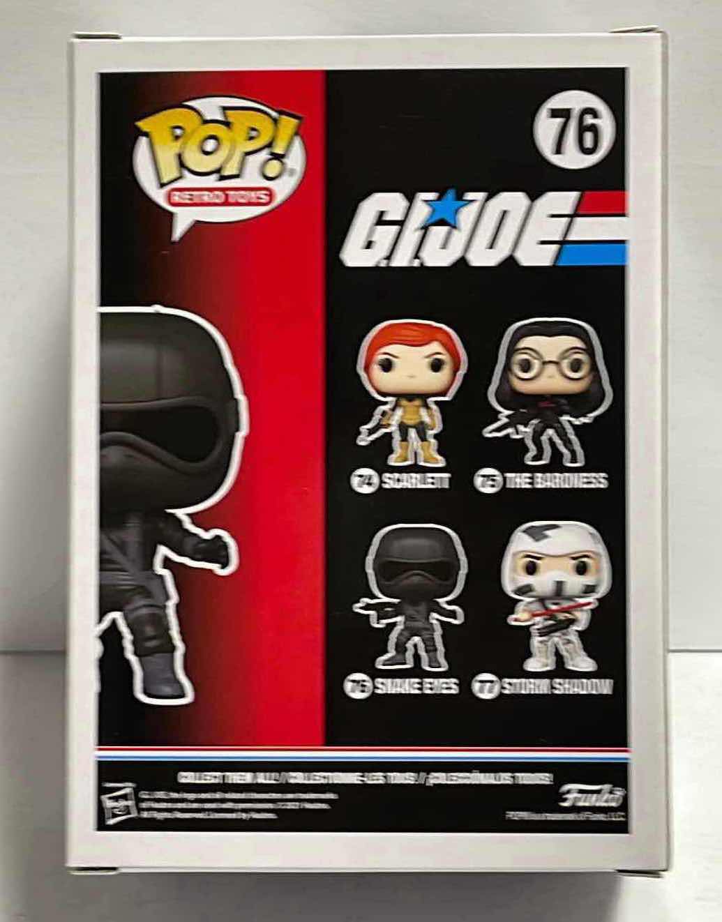 Photo 1 of NIB FUNKO POP RETRO TOYS SERIES GI.JOE "SNAKE EYES” - RETAIL PRICE $22.99