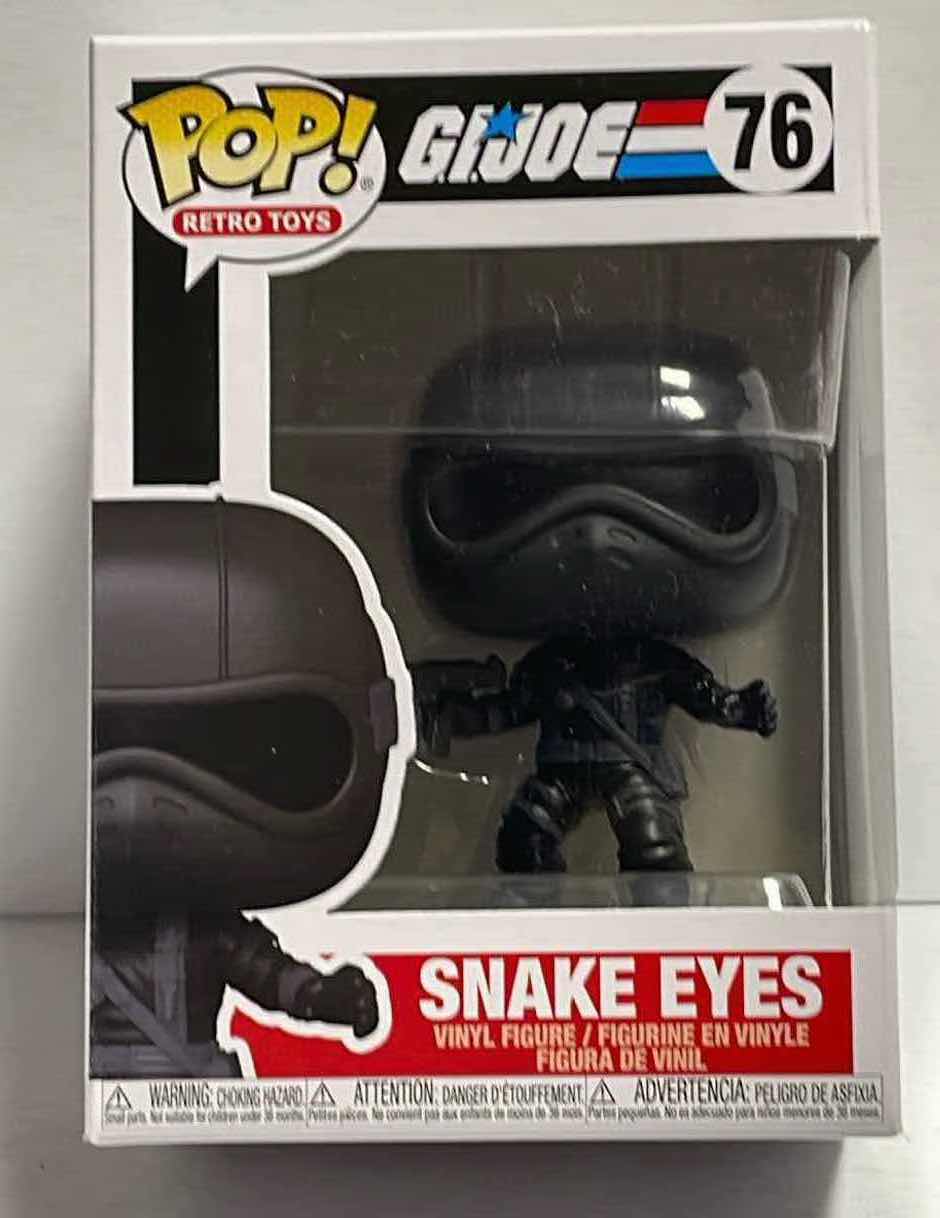 Photo 1 of NIB FUNKO POP RETRO TOYS SERIES GI.JOE "SNAKE EYES” - RETAIL PRICE $22.99
