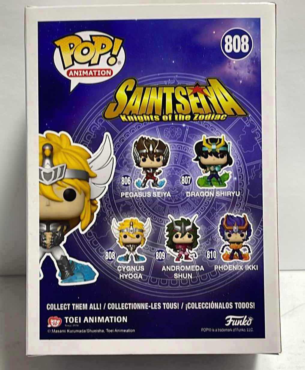 Photo 1 of NIB FUNKO POP ANIMATION
SERIES SAINT SELYA KNIGHTS OF THE ZODIAC "CYGNUS HYOGA" - RETAIL PRICE $15.00