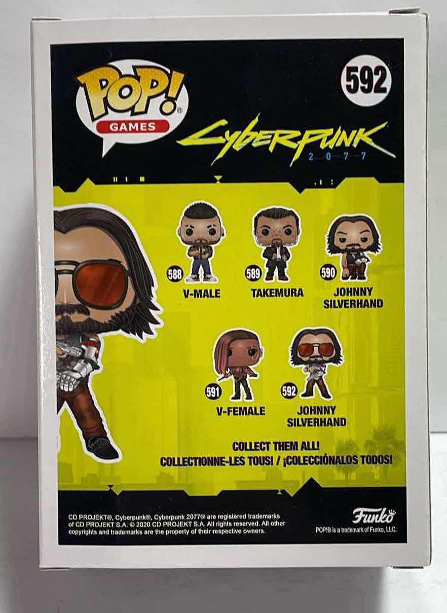 Photo 2 of NIB FUNKO POP GAMES SERIES CYBERPUNK 2077 “JOHNNY SILVERHAND” - RETAIL PRICE $18.00
