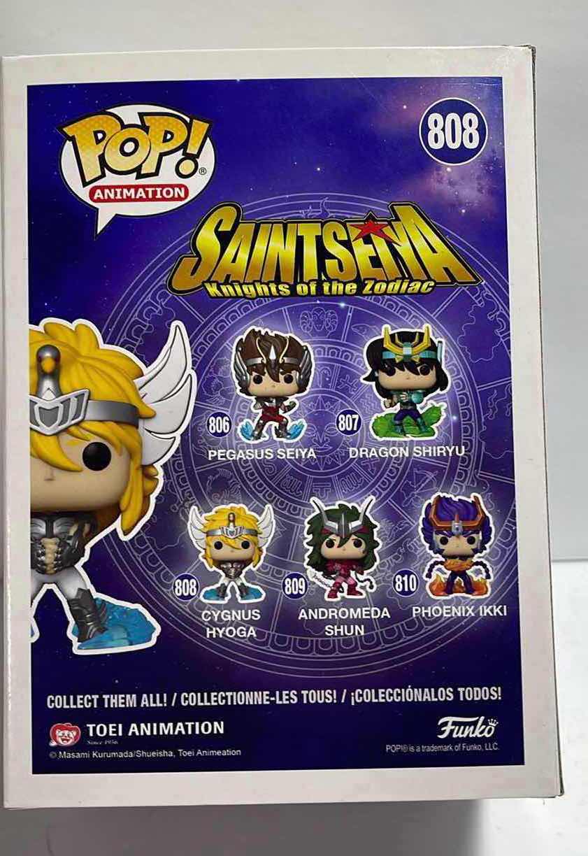 Photo 1 of NIB FUNKO POP ANIMATION
SERIES SAINT SELYA KNIGHTS OF THE ZODIAC "CYGNUS HYOGA" - RETAIL PRICE $15.00