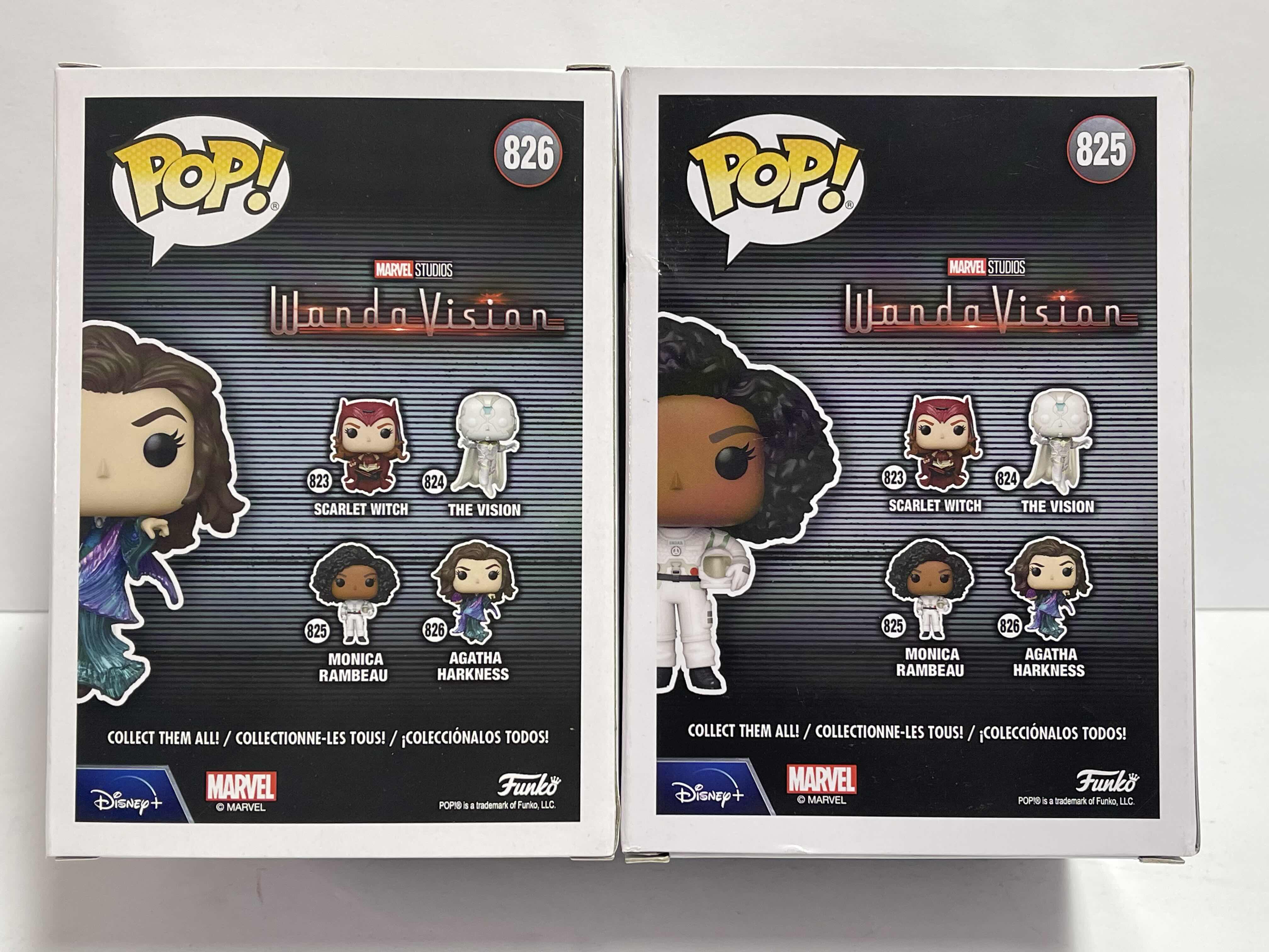 Photo 1 of NIB FUNKO POP MARVEL SERIES WONDA VISION “AGATHA HARKNESS & MONICA RAMBEAU” - TOTAL RETAIL PRICE $20.00
