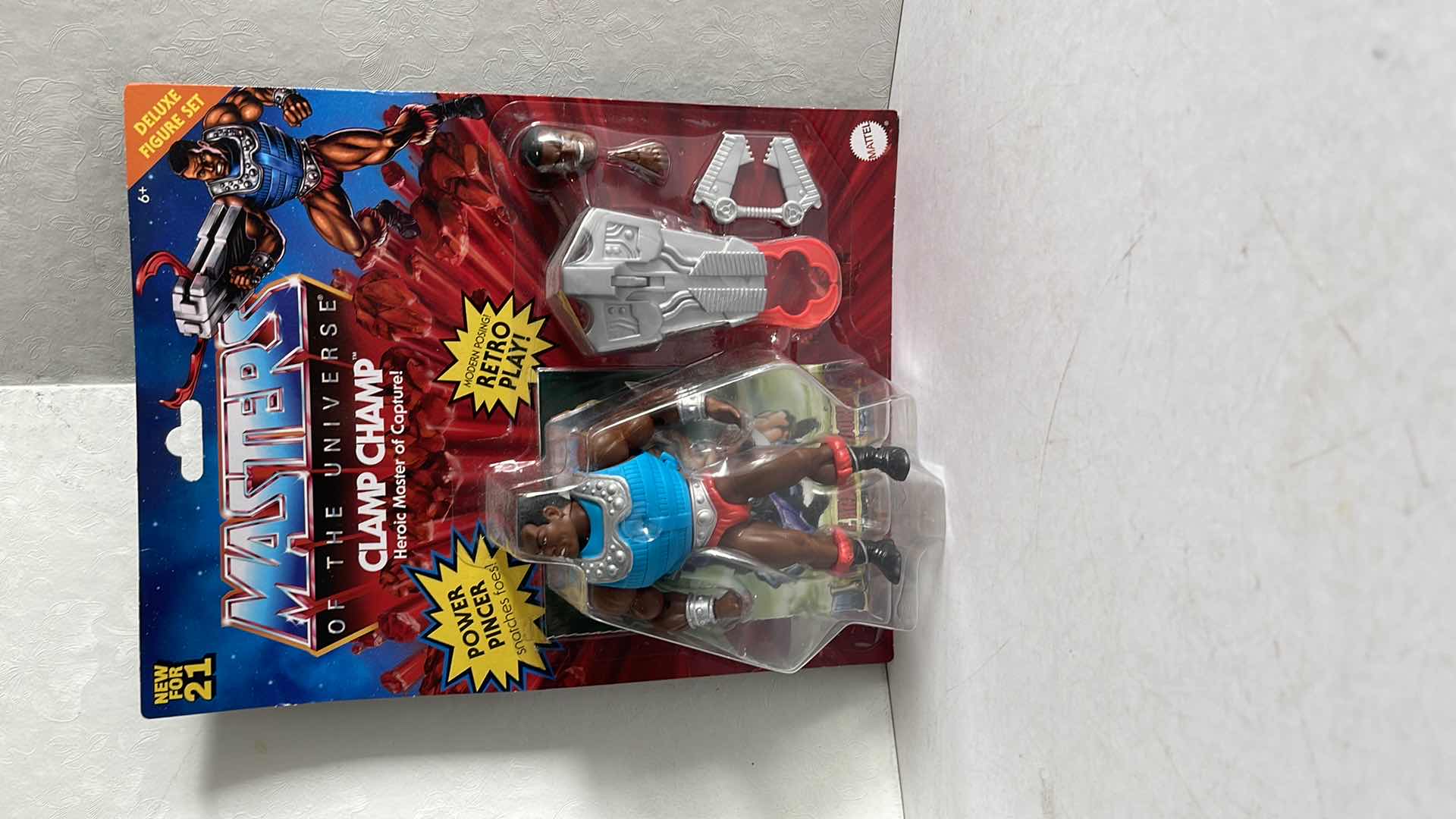 Photo 1 of NIB MASTERS OF THE UNIVERSE CLAMP CHAMP FIGURE SET MSRP $34.99